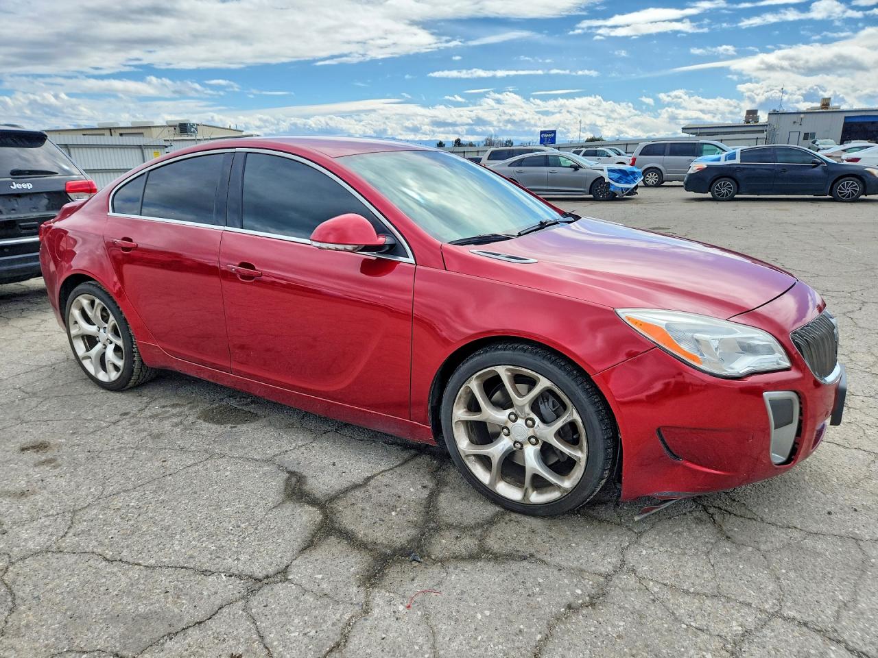 2015 Buick Regal Gs Red vin: 2G4GT5GX6F9265957