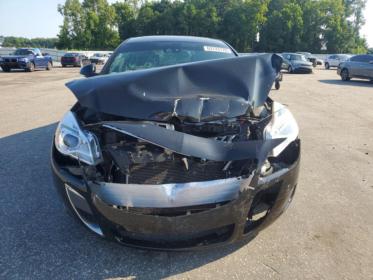 2014 Buick Regal Gs Черный vin: 2G4GT5GX8E9305082