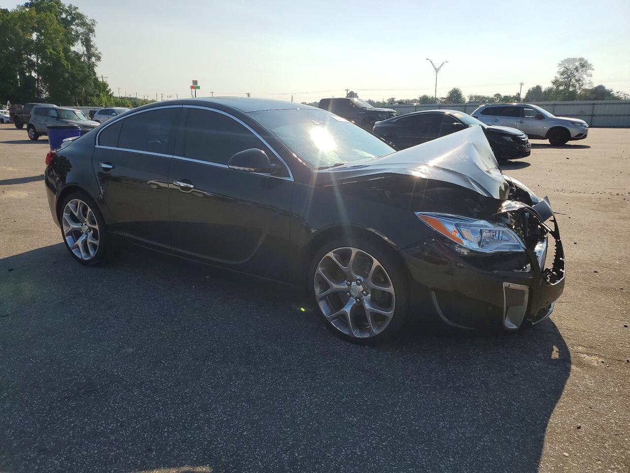 2014 Buick Regal Gs Черный vin: 2G4GT5GX8E9305082