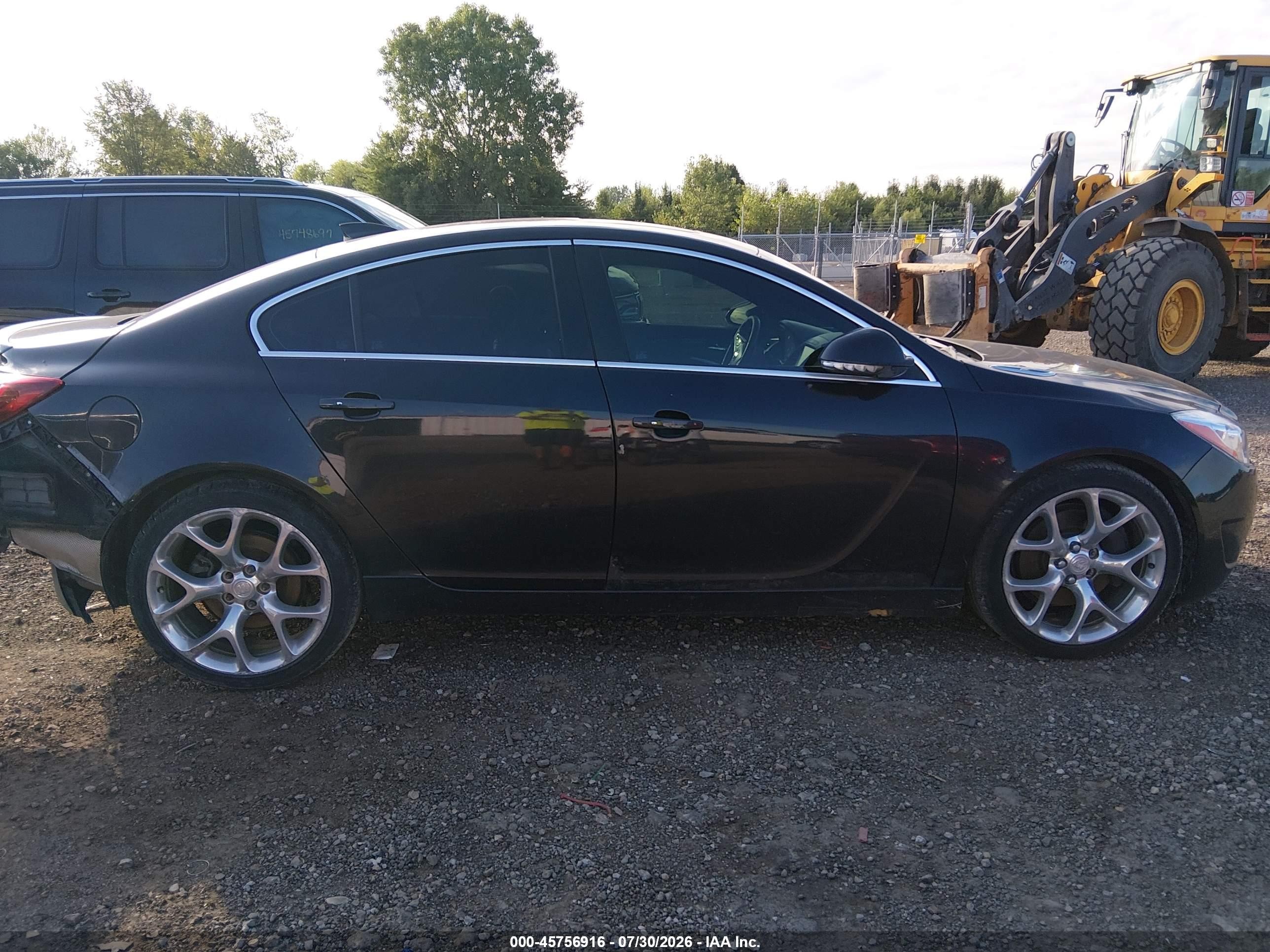 2015 Buick Regal Gs Black vin: 2G4GT5GX8F9299141
