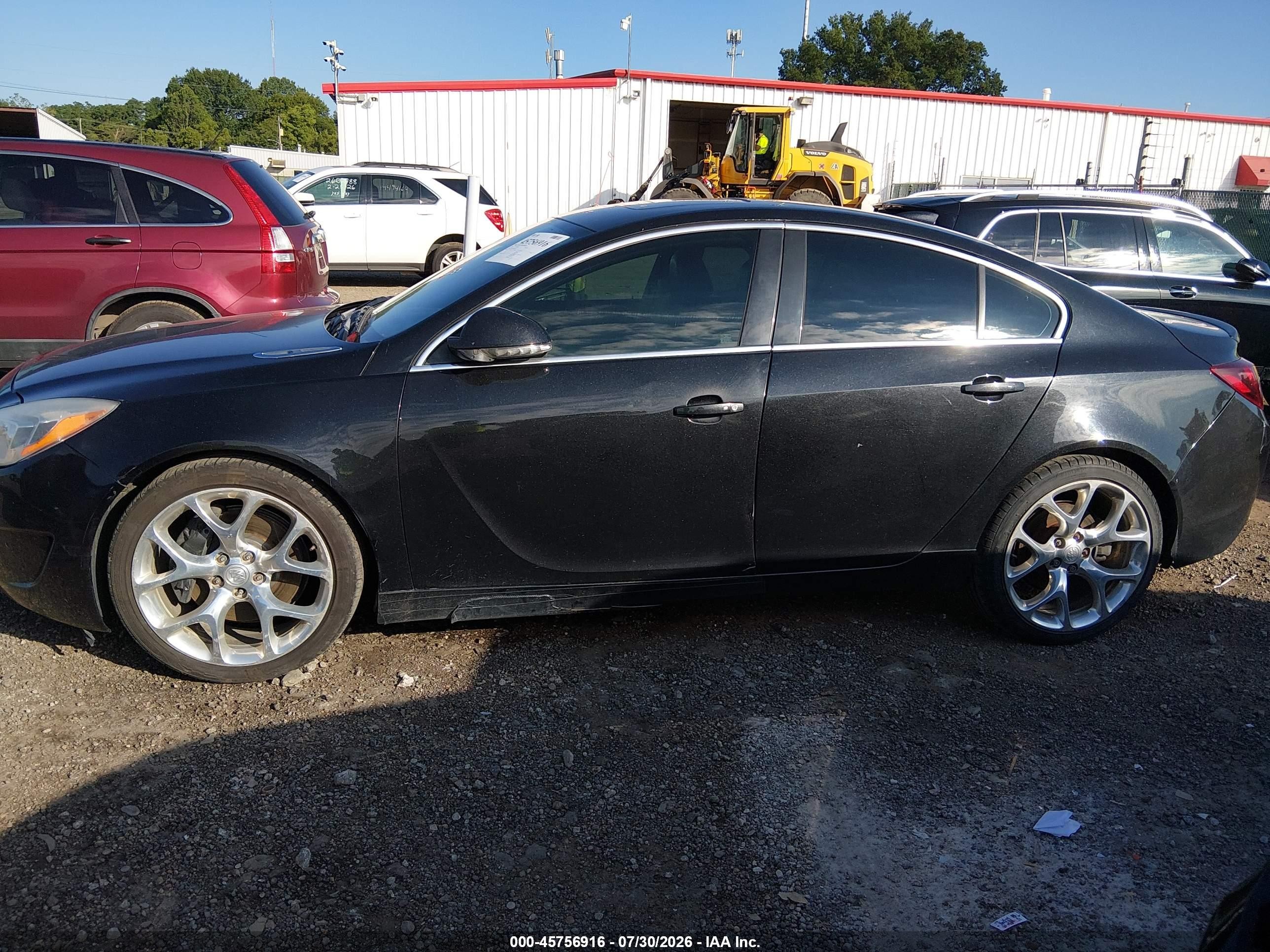2015 Buick Regal Gs Black vin: 2G4GT5GX8F9299141