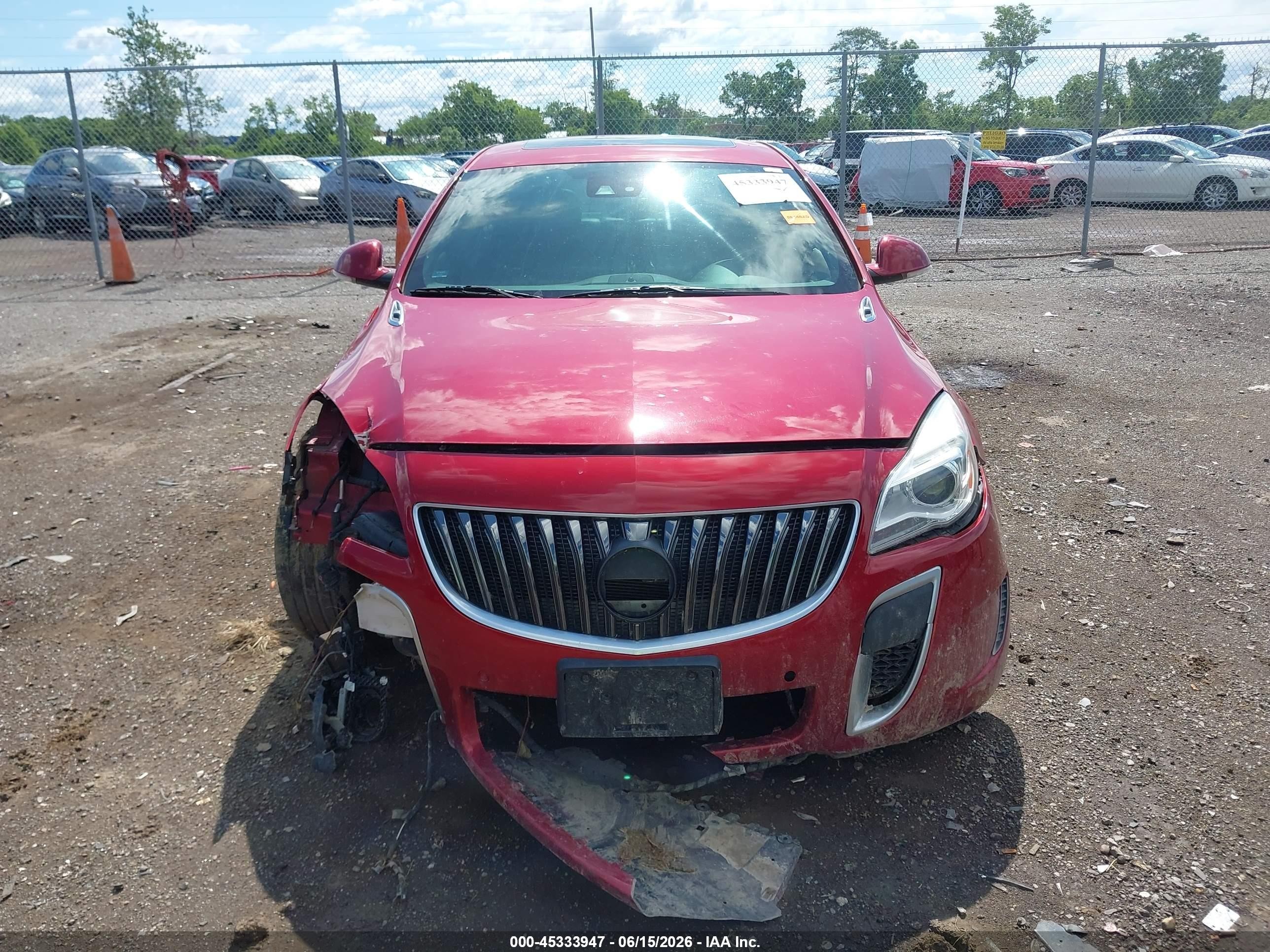 2014 Buick Regal Gs Красный vin: 2G4GT5GXXE9244396