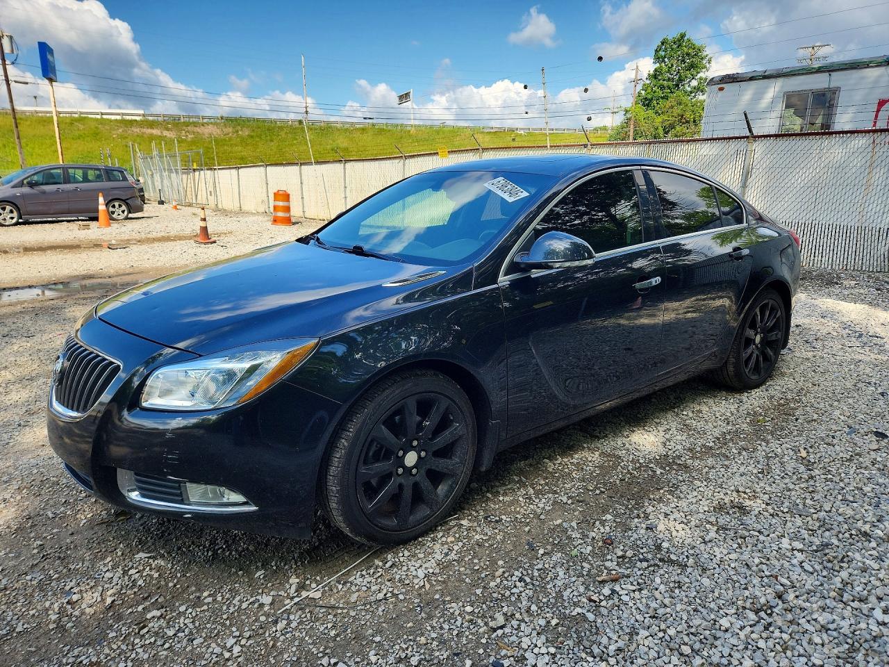 2012 Buick Regal Premium Черный vin: 2G4GU5GV3C9161370