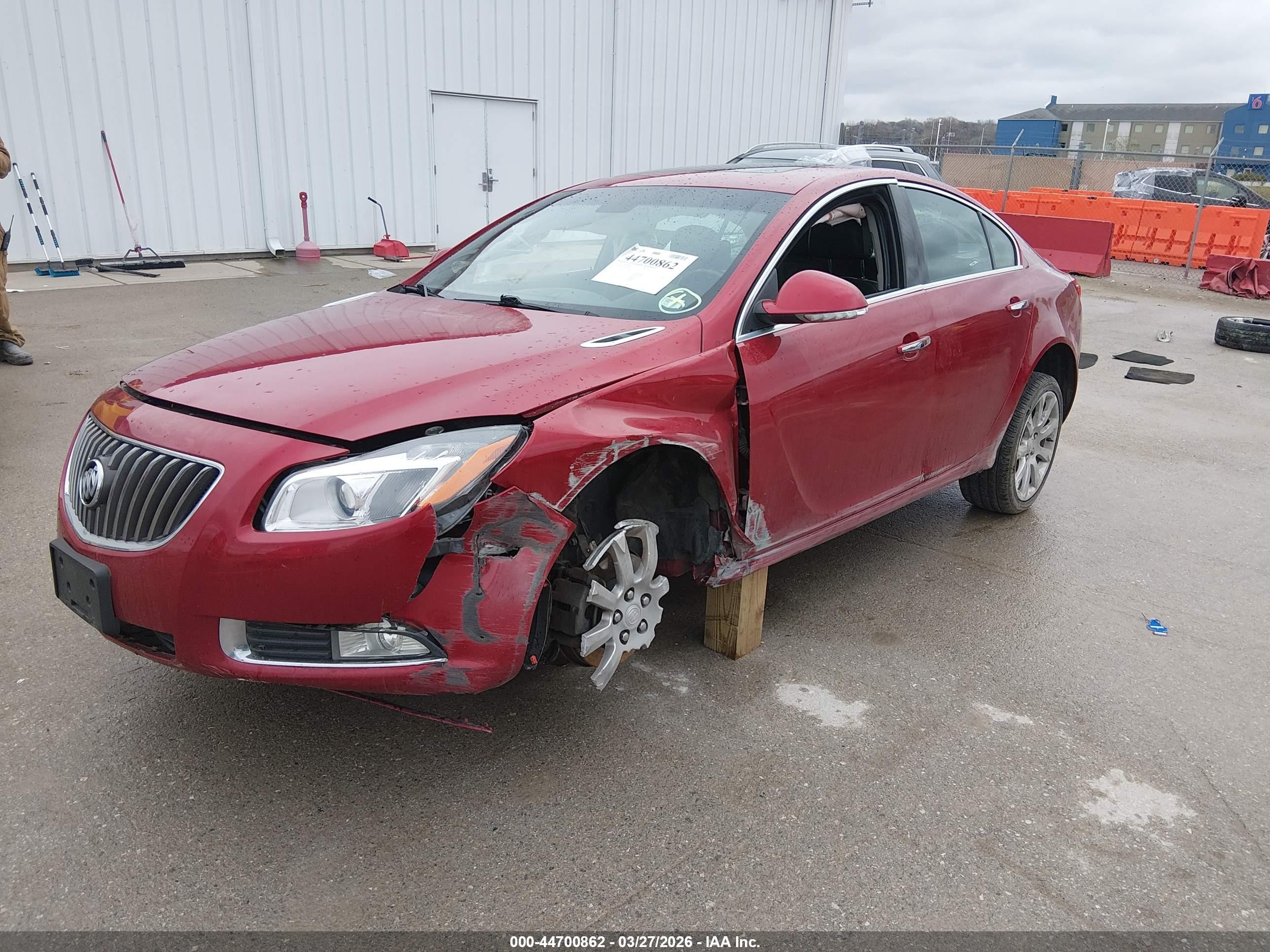 2012 Buick Regal Turbo - Premium 3 Red vin: 2G4GU5GV7C9195151
