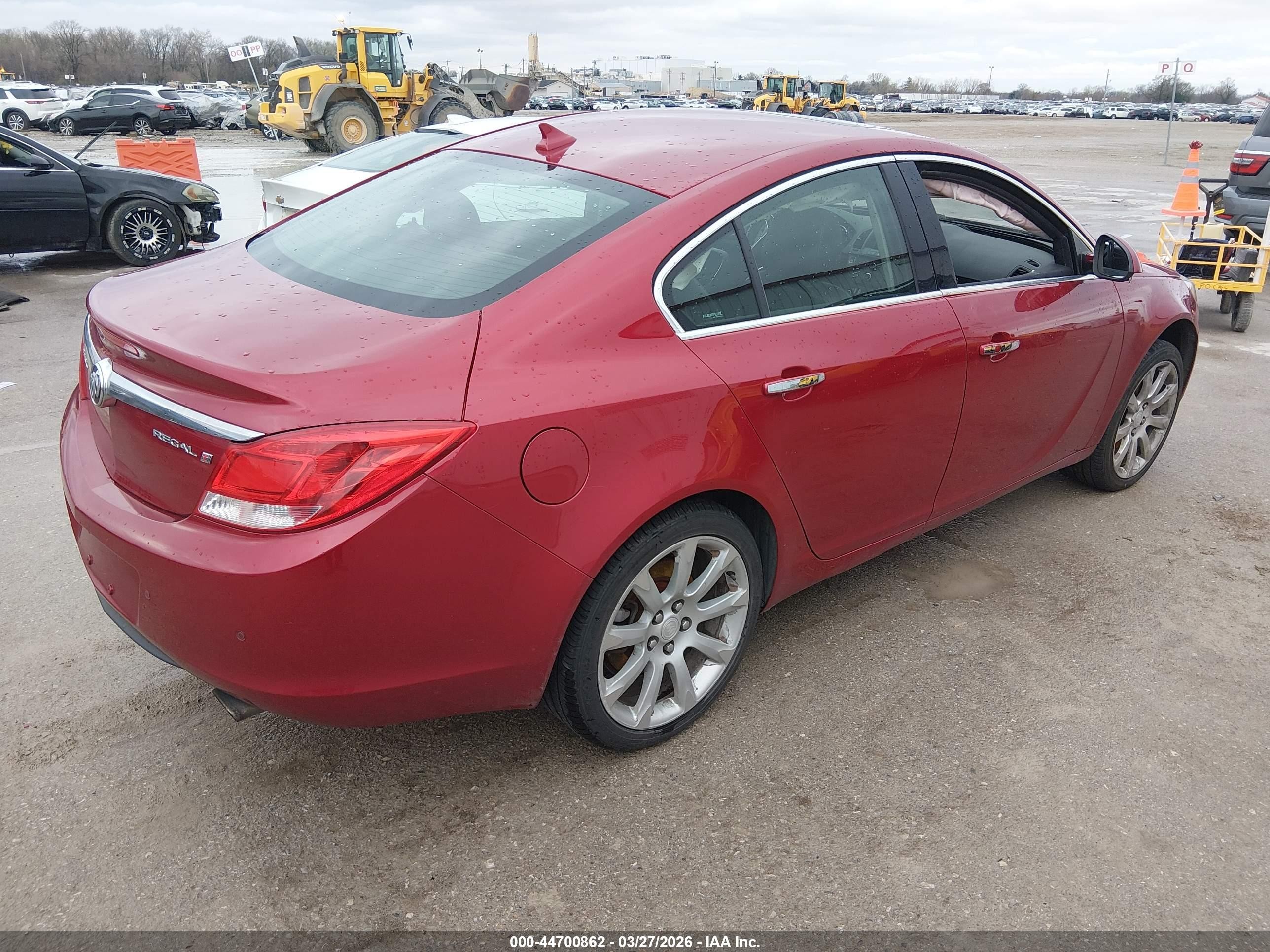 2012 Buick Regal Turbo - Premium 3 Red vin: 2G4GU5GV7C9195151