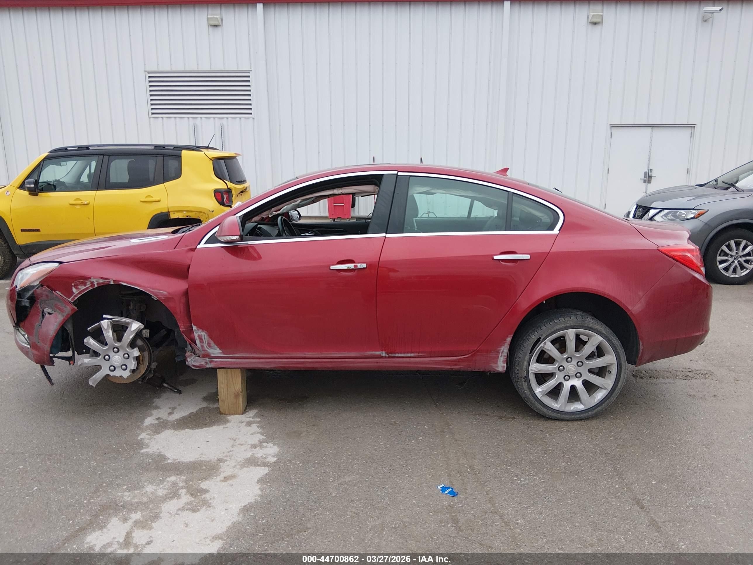 2012 Buick Regal Turbo - Premium 3 Red vin: 2G4GU5GV7C9195151