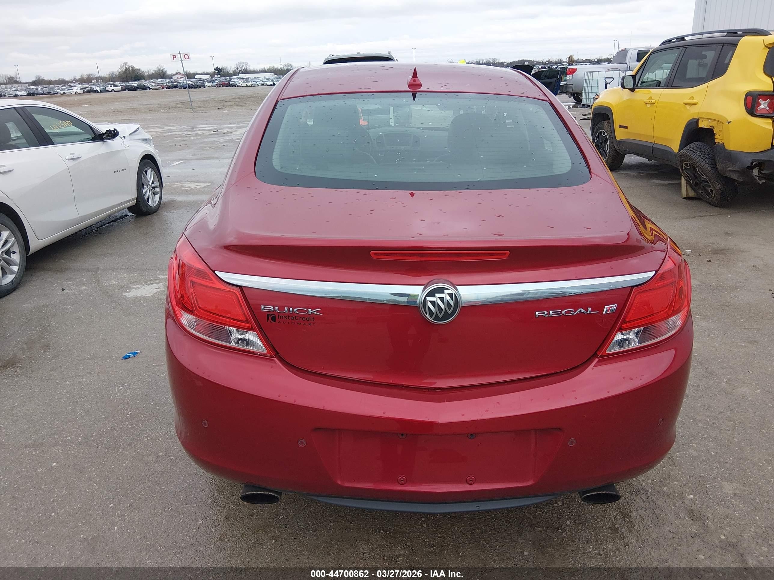 2012 Buick Regal Turbo - Premium 3 Red vin: 2G4GU5GV7C9195151