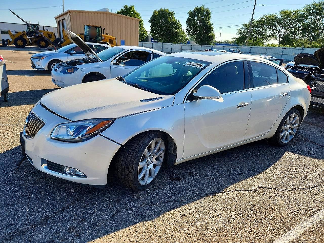 2012 Buick Regal Premium White vin: 2G4GU5GV9C9154214