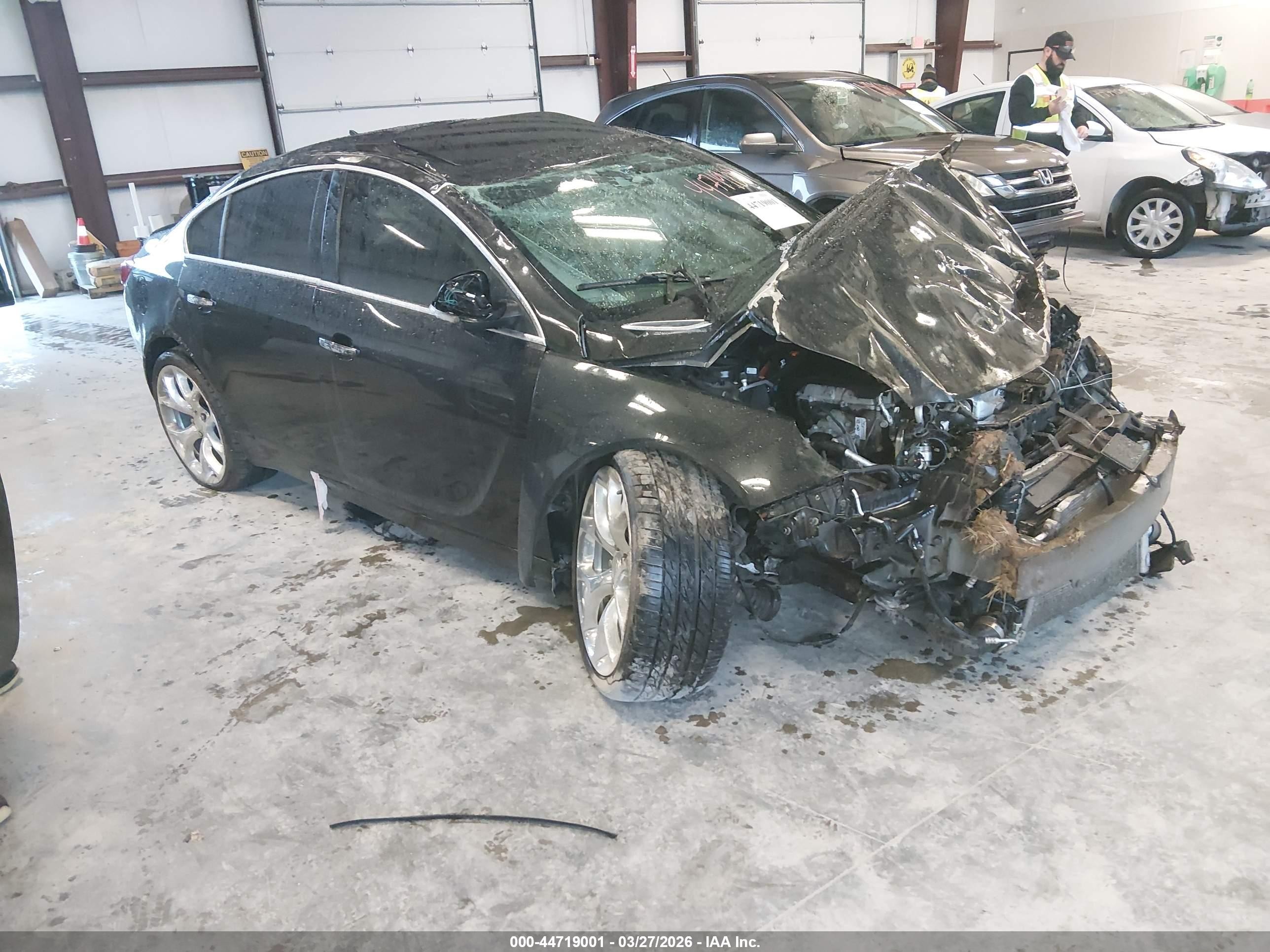 2014 Buick Regal Gs Black vin: 2G4GU5GX0E9229287
