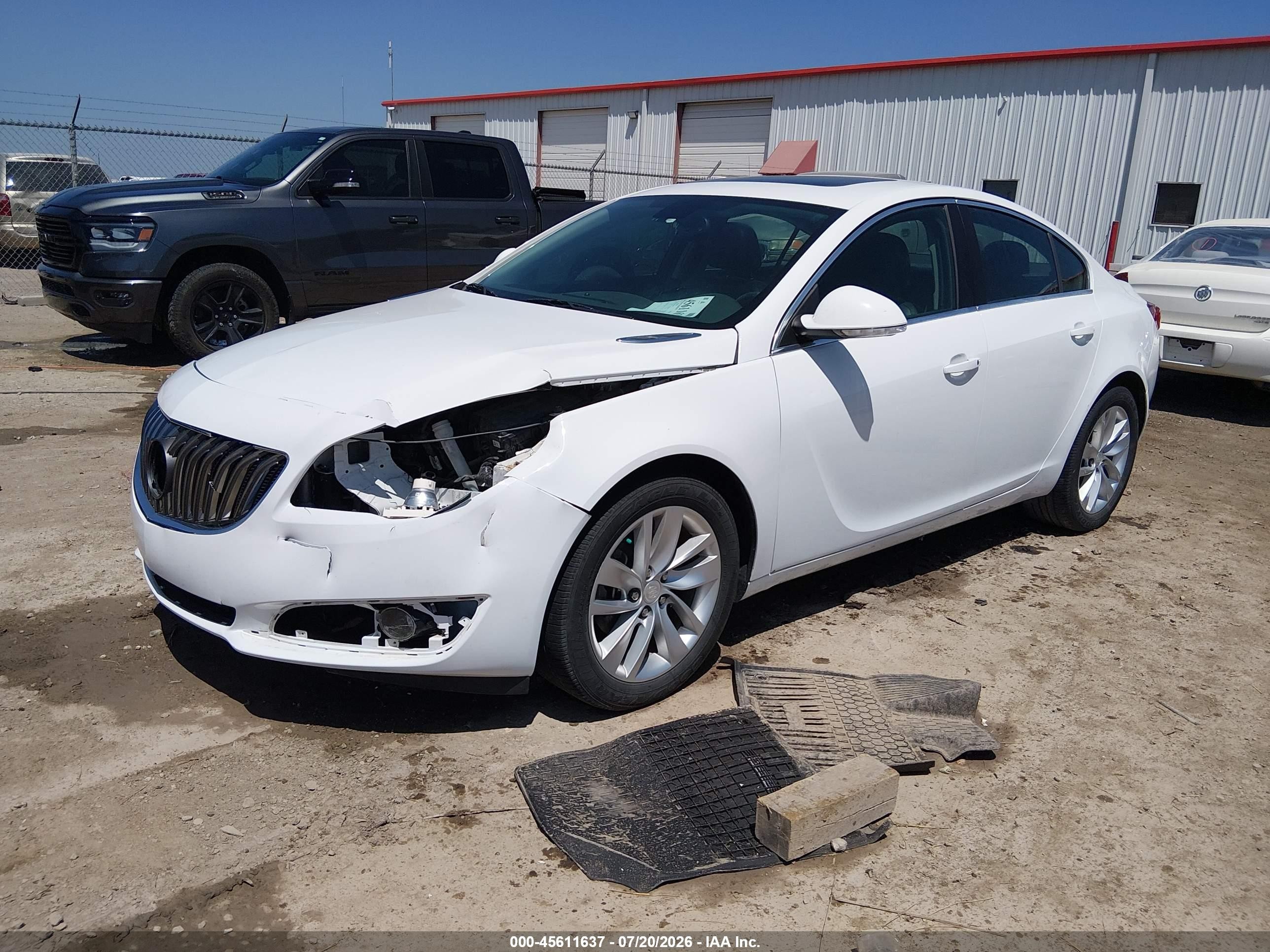 2014 Buick Regal 1fl White vin: 2G4GV5EK4E9314783