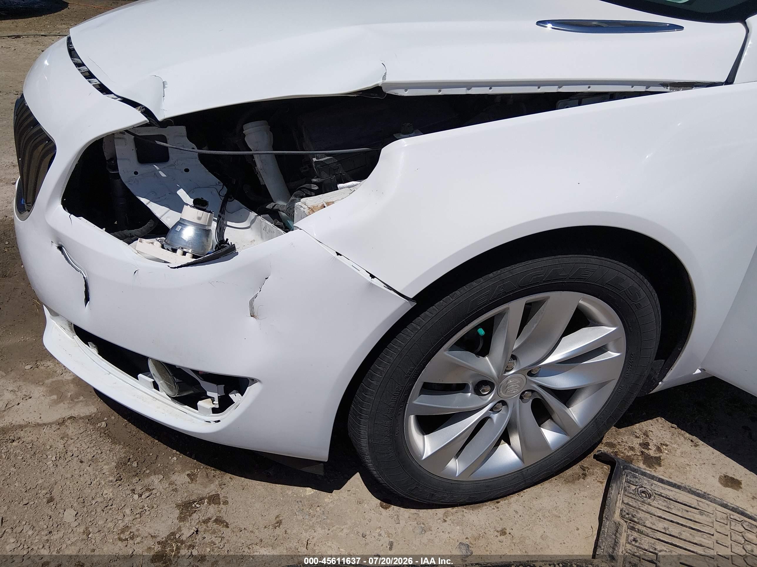 2014 Buick Regal 1fl White vin: 2G4GV5EK4E9314783