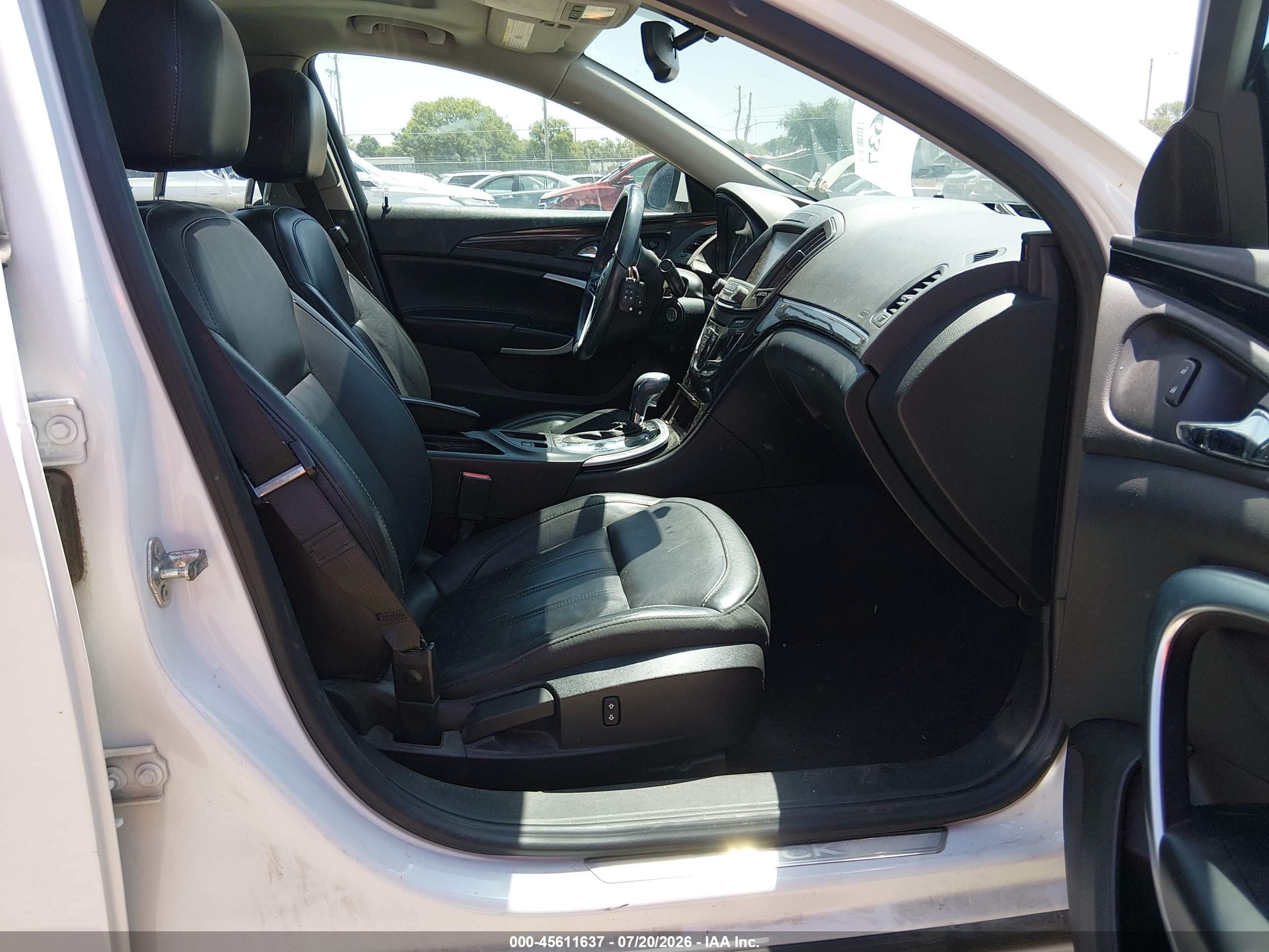 2014 Buick Regal 1fl White vin: 2G4GV5EK4E9314783