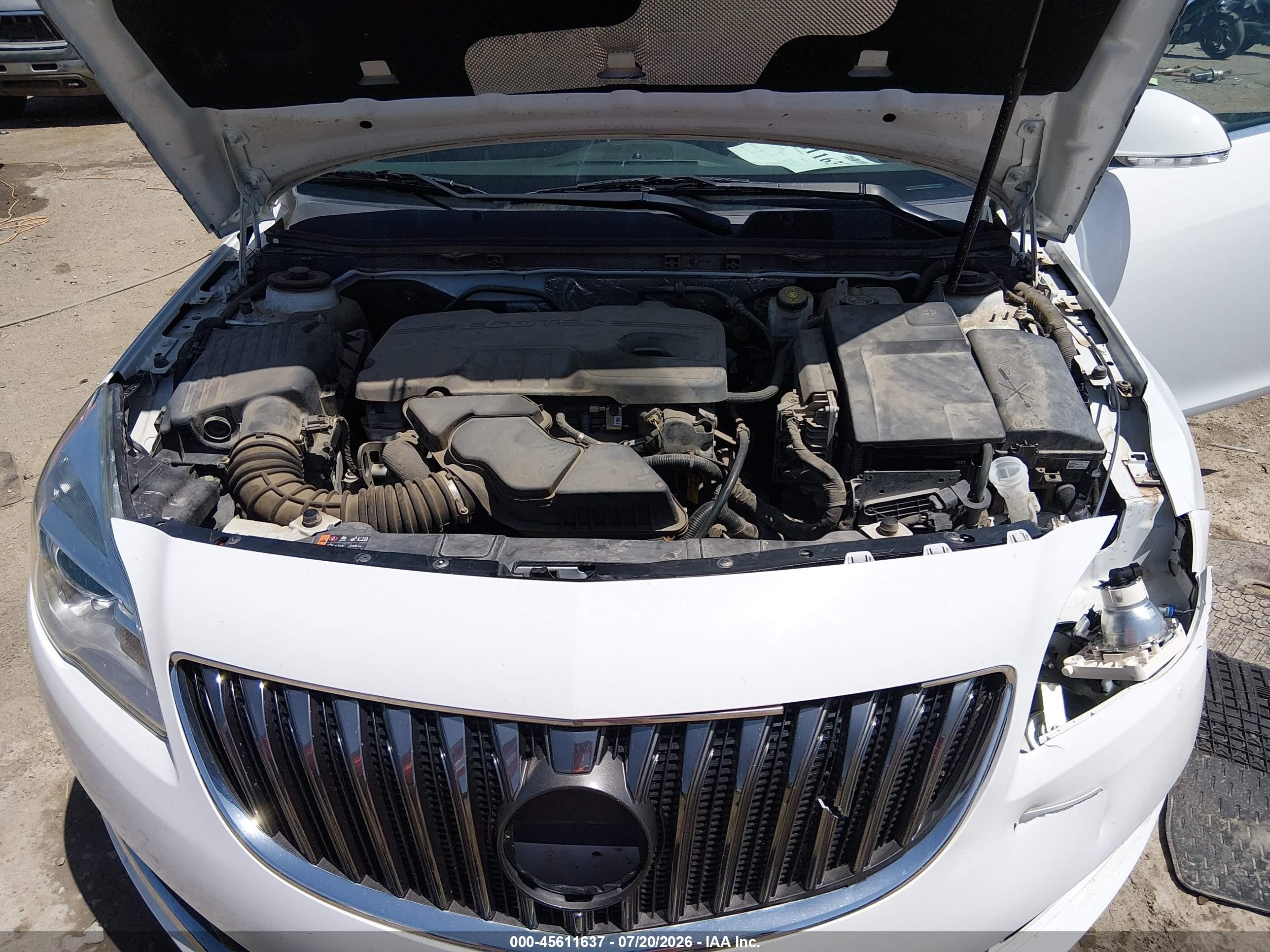 2014 Buick Regal 1fl White vin: 2G4GV5EK4E9314783