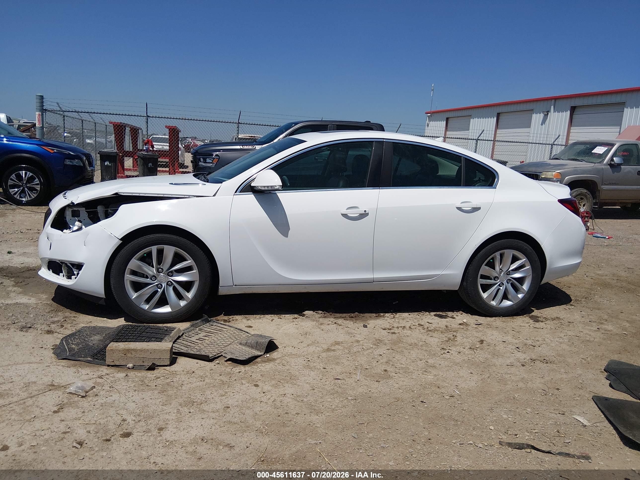 2014 Buick Regal 1fl White vin: 2G4GV5EK4E9314783