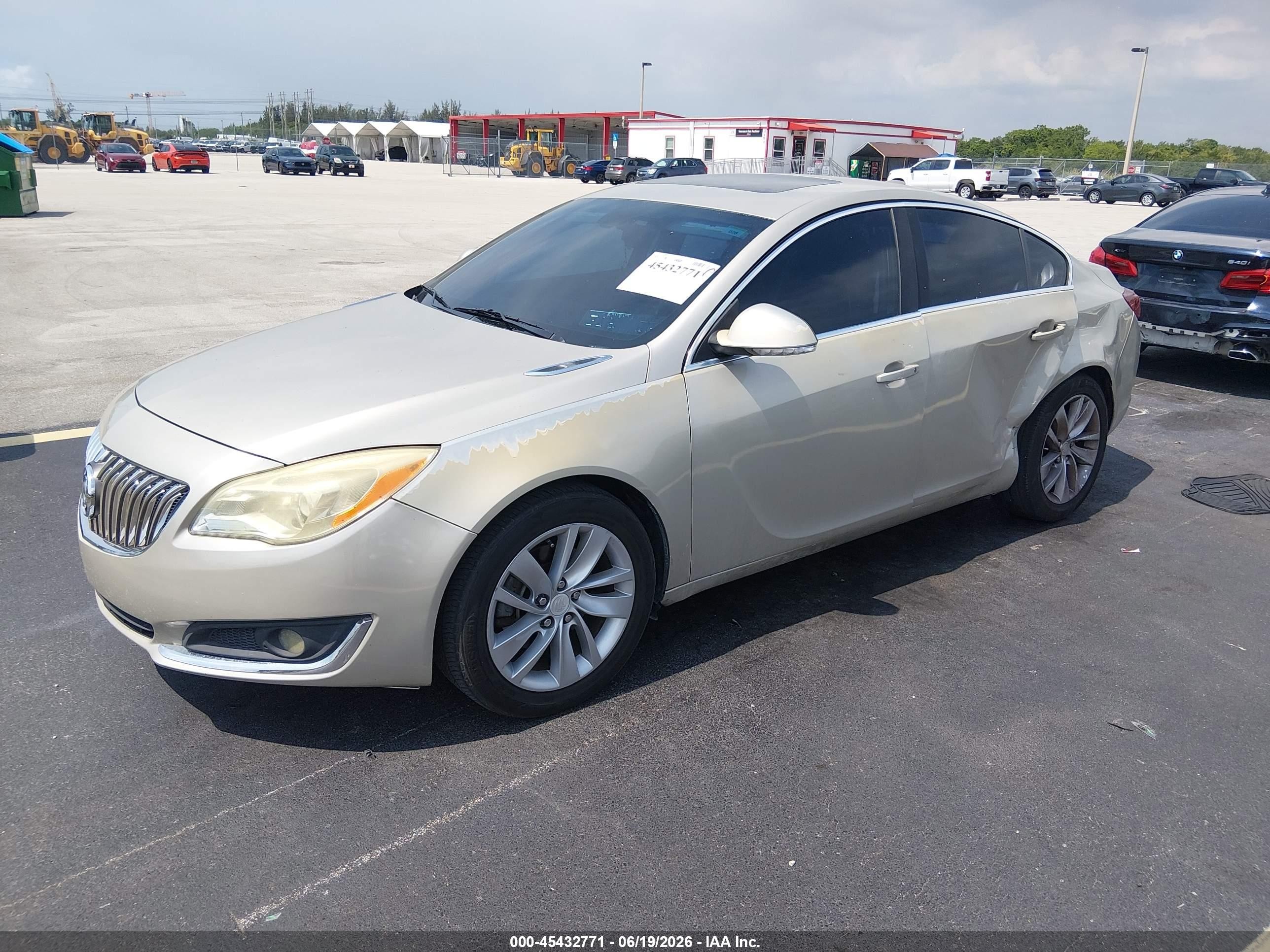 2015 Buick Regal 1fl Gray vin: 2G4GV5EK8F9200285