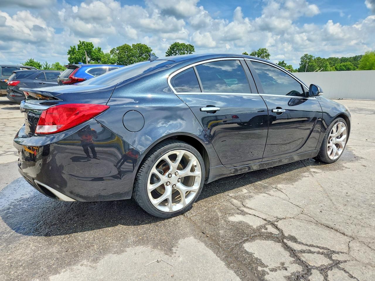 2012 Buick Regal Gs Угольный vin: 2G4GV5GV0C9133247