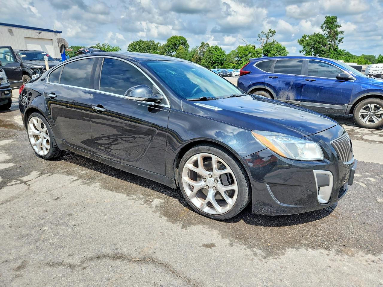 2012 Buick Regal Gs Угольный vin: 2G4GV5GV0C9133247