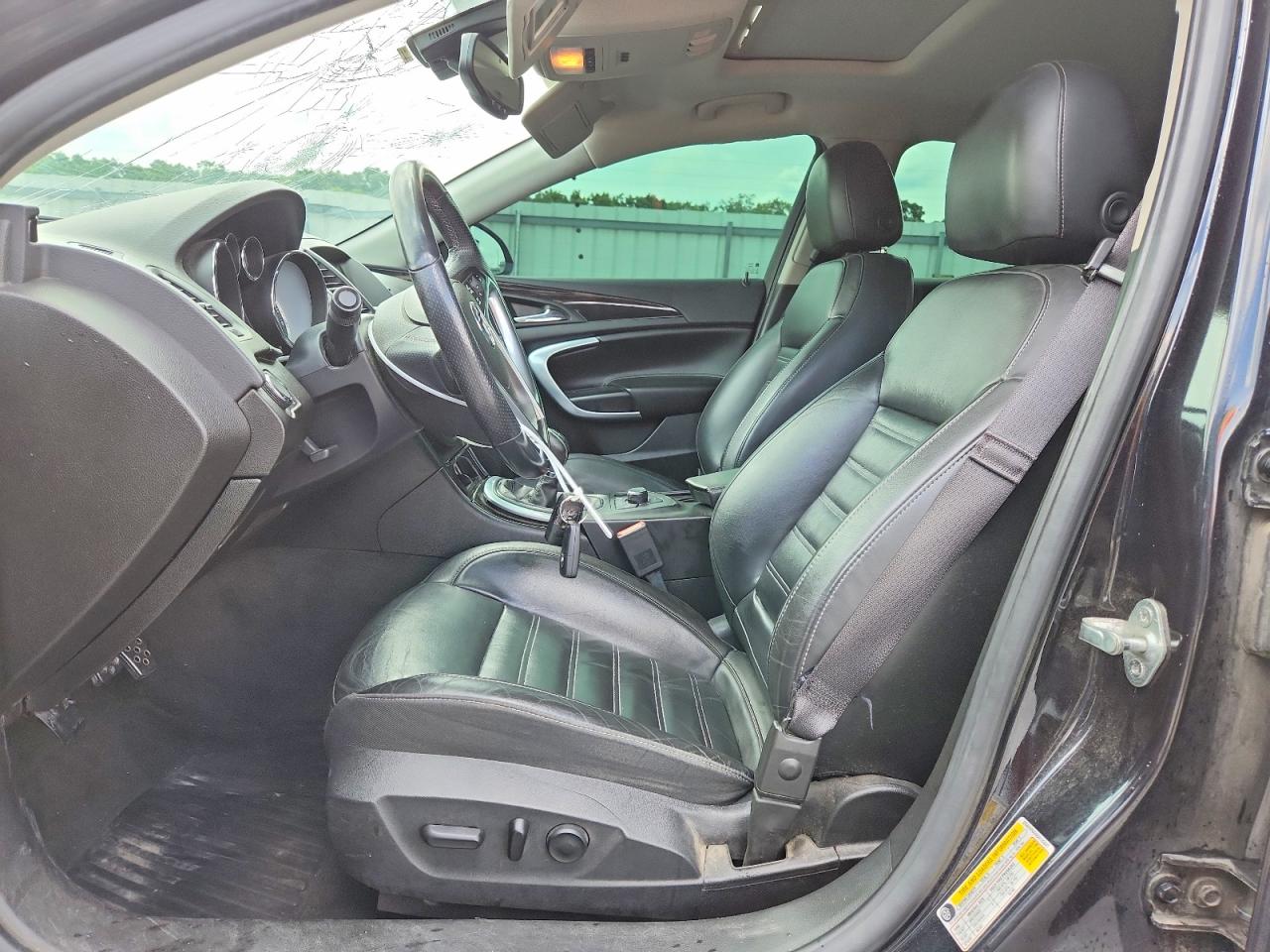 2012 Buick Regal Gs Угольный vin: 2G4GV5GV0C9133247
