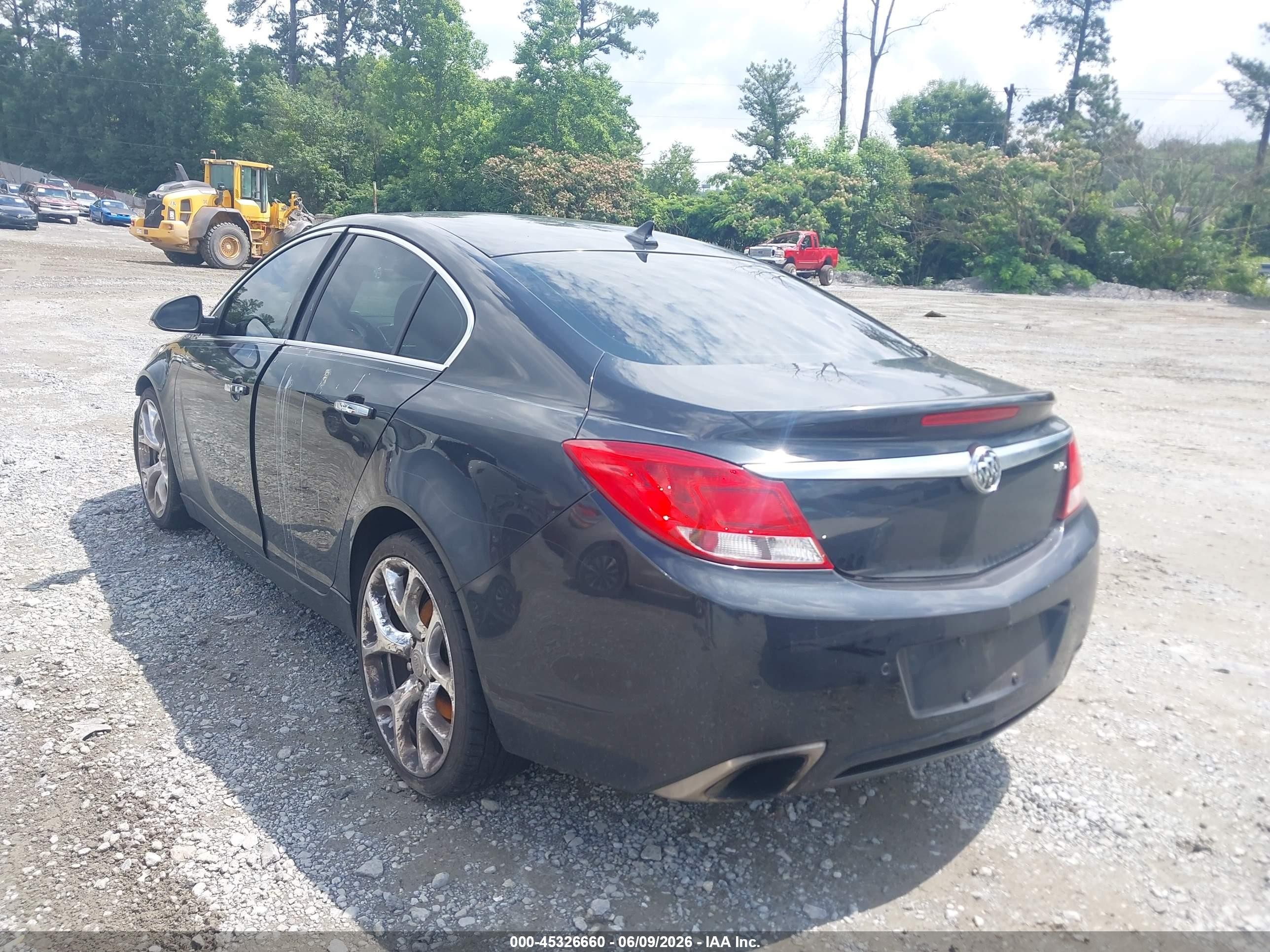 2012 Buick Regal Gs Black vin: 2G4GV5GV0C9146063