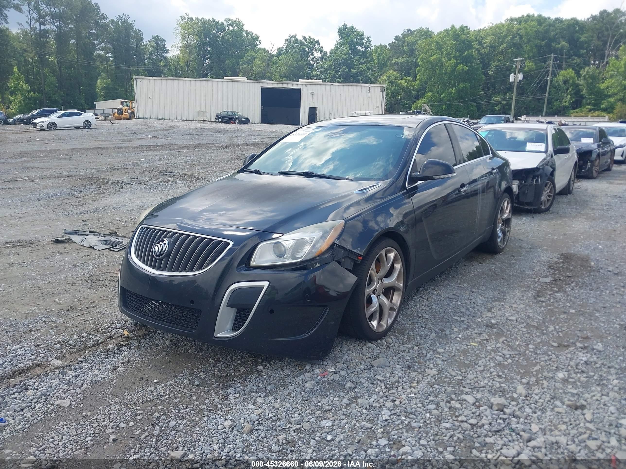 2012 Buick Regal Gs Black vin: 2G4GV5GV0C9146063