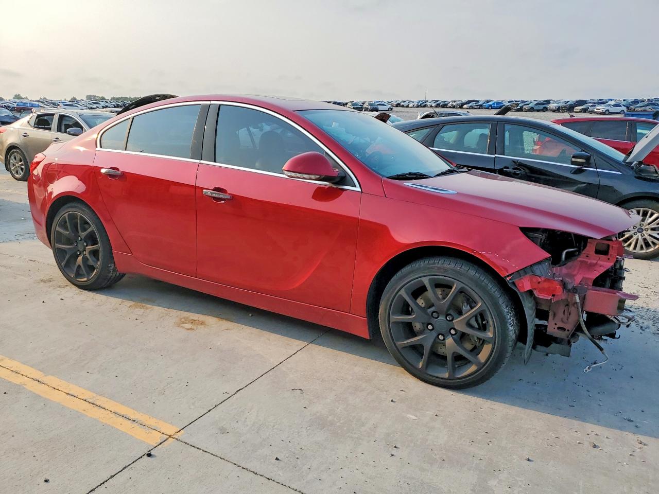 2013 Buick Regal Gs Red vin: 2G4GV5GV0D9168694
