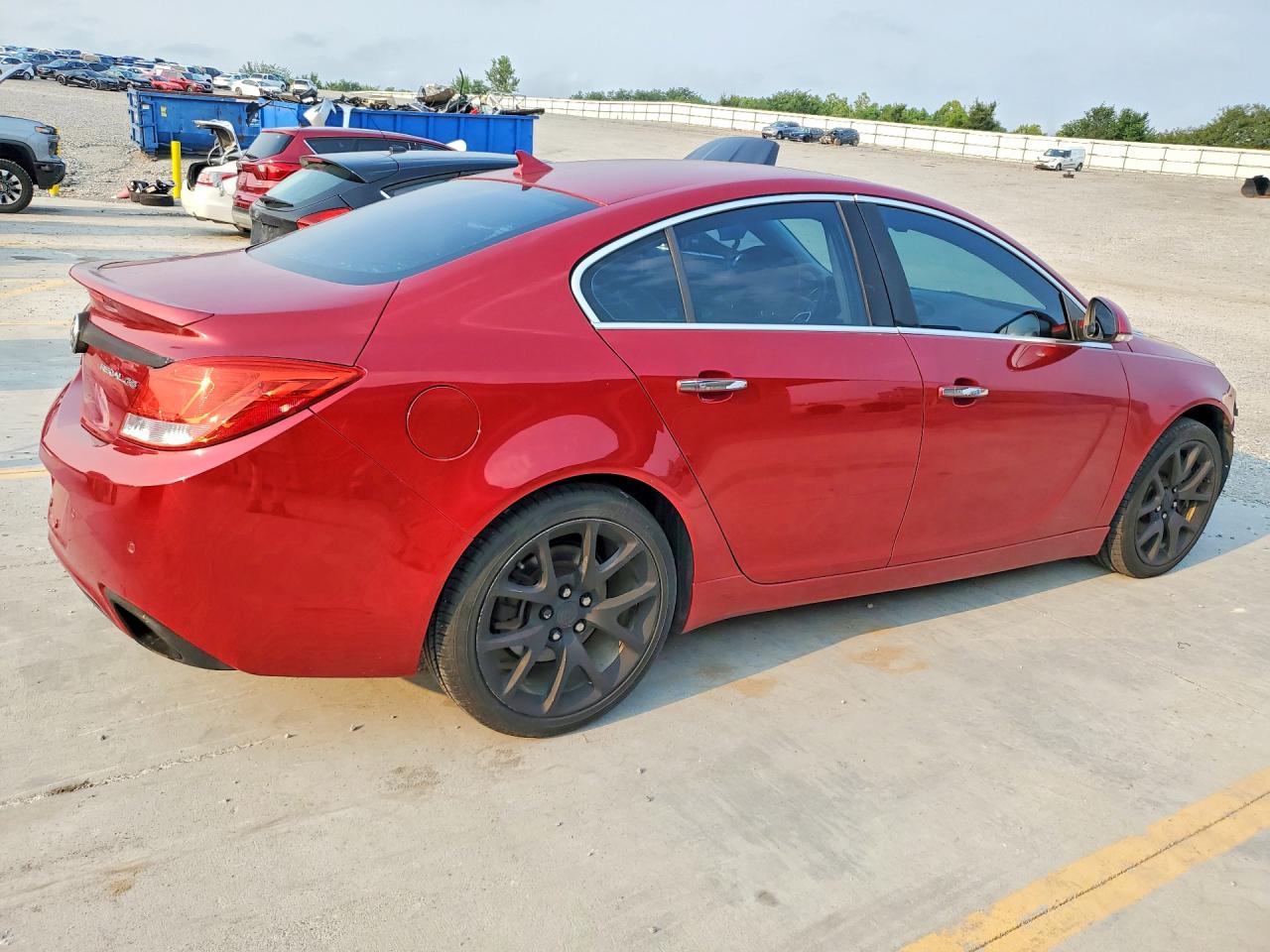 2013 Buick Regal Gs Red vin: 2G4GV5GV0D9168694