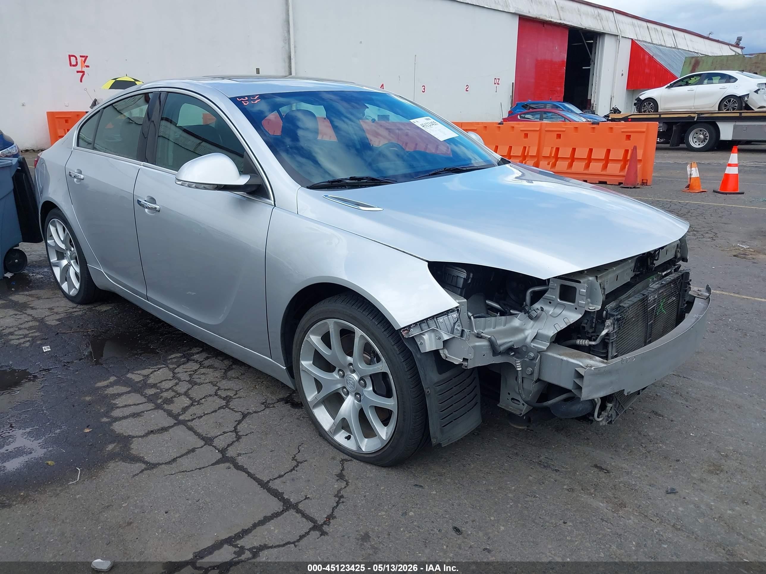 2013 Buick Regal Gs Silver vin: 2G4GV5GV1D9184466