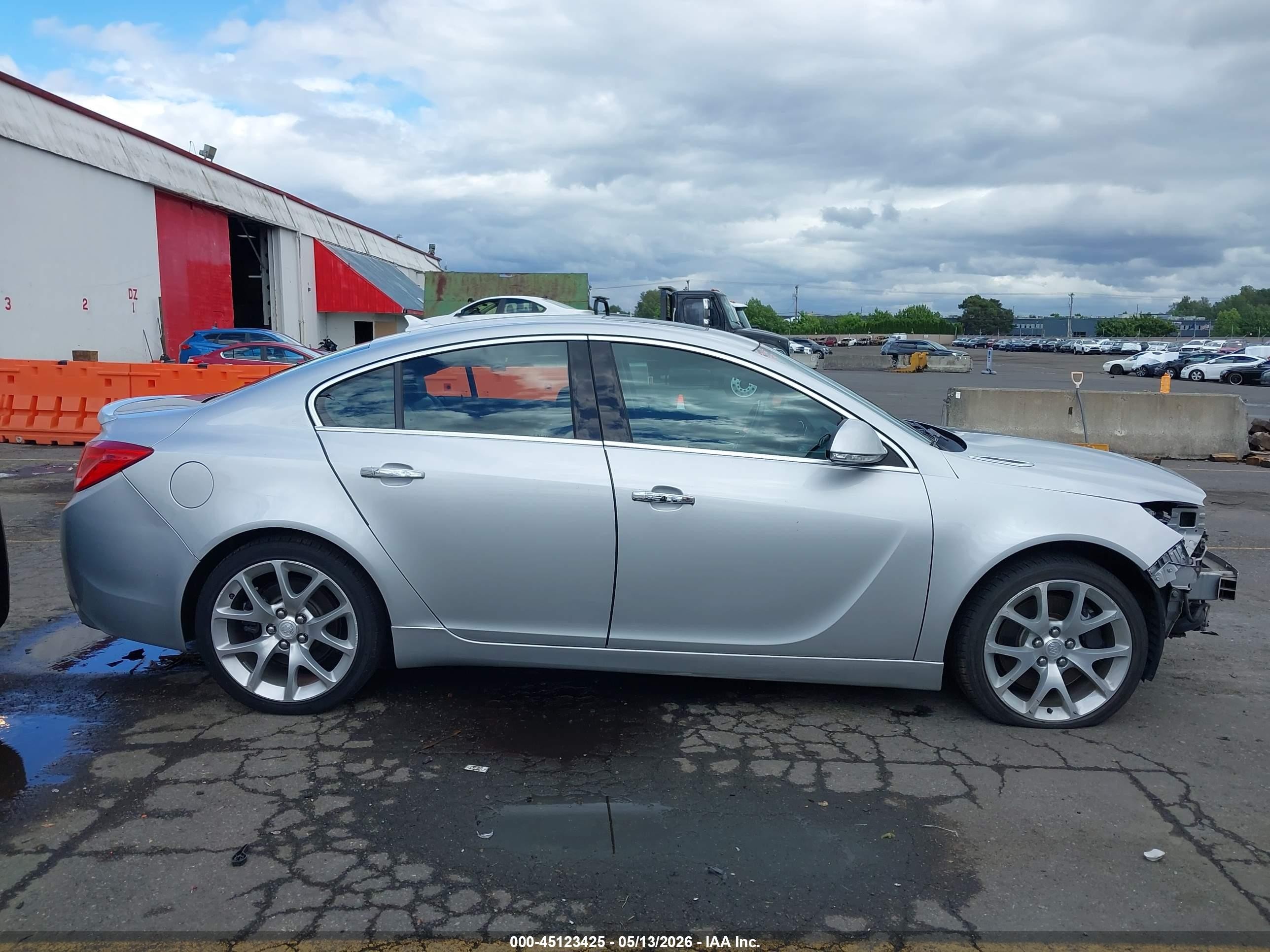 2013 Buick Regal Gs Silver vin: 2G4GV5GV1D9184466