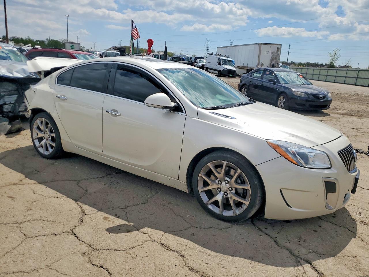 2013 Buick Regal Gs Beige vin: 2G4GV5GV1D9220768
