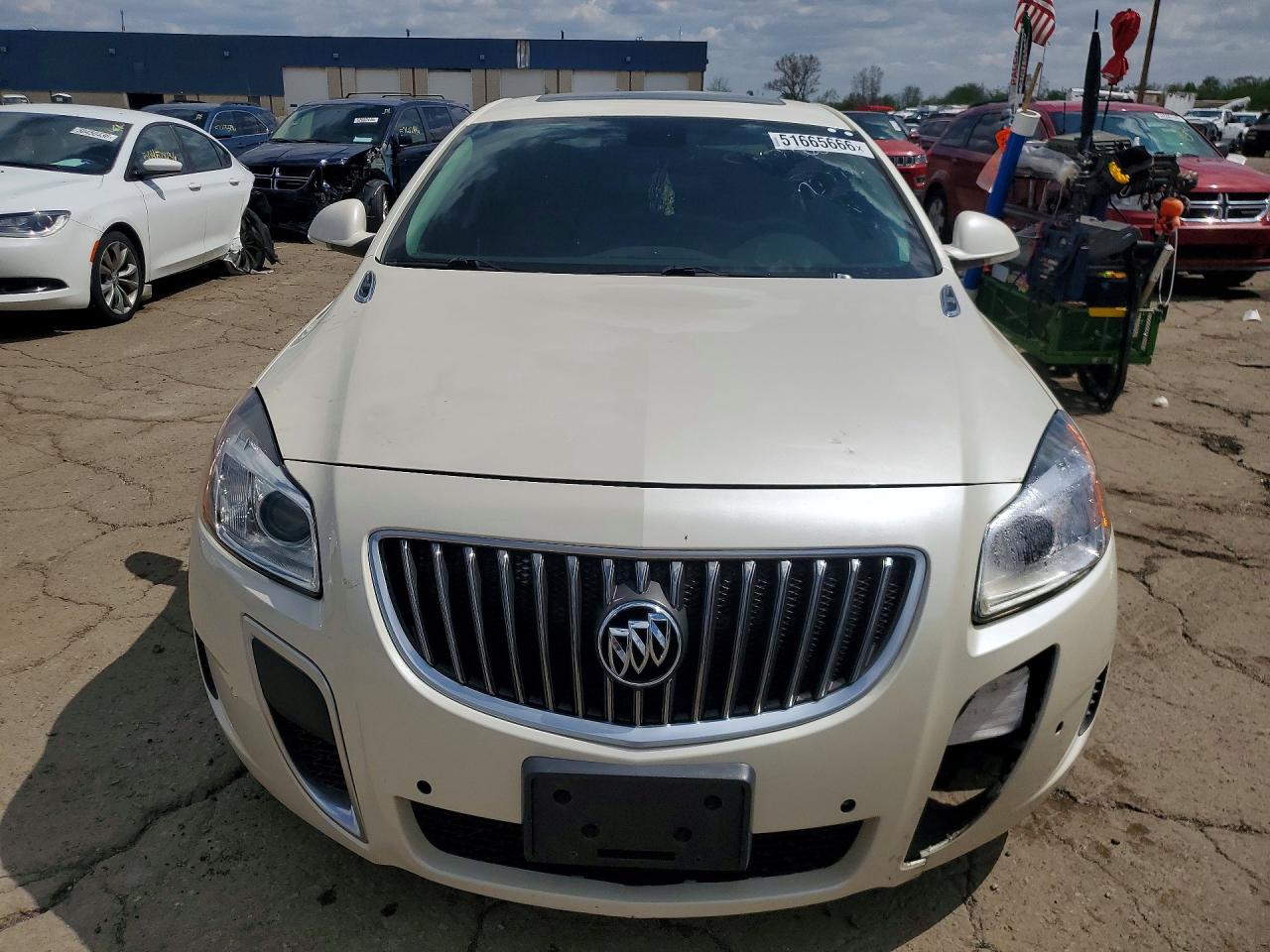 2013 Buick Regal Gs Beige vin: 2G4GV5GV1D9220768