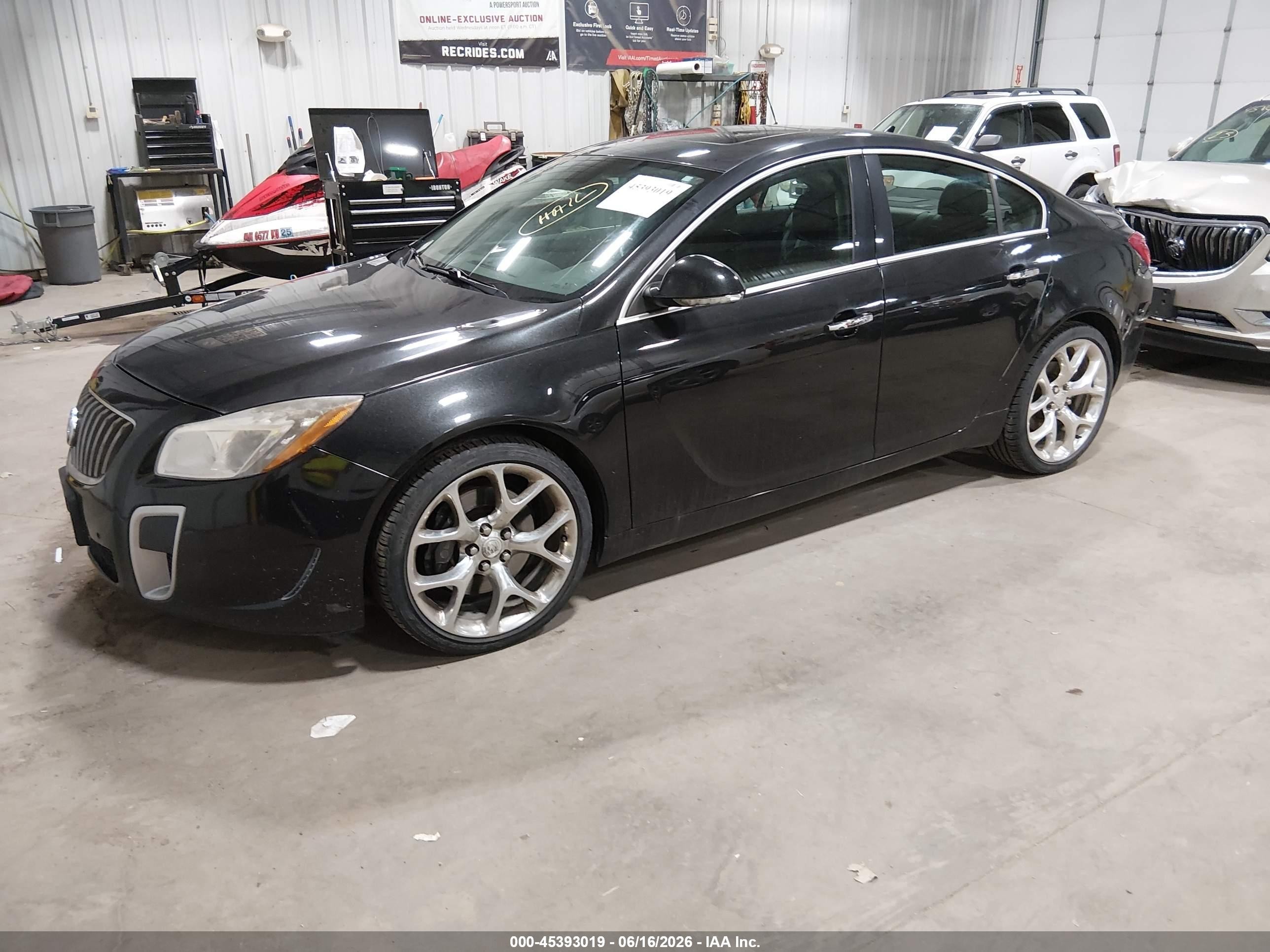2013 Buick Regal Gs Black vin: 2G4GV5GV1D9248506