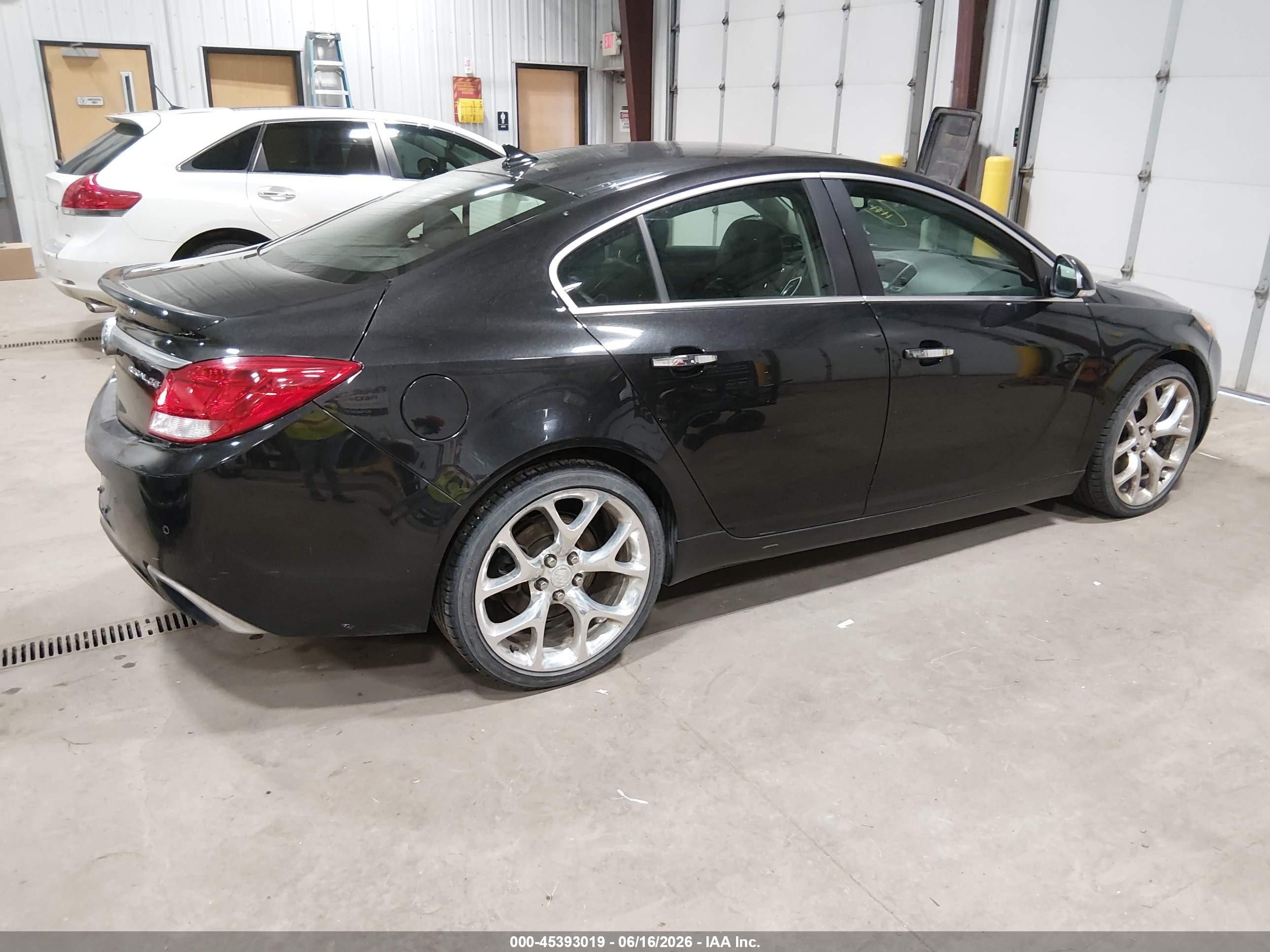 2013 Buick Regal Gs Black vin: 2G4GV5GV1D9248506