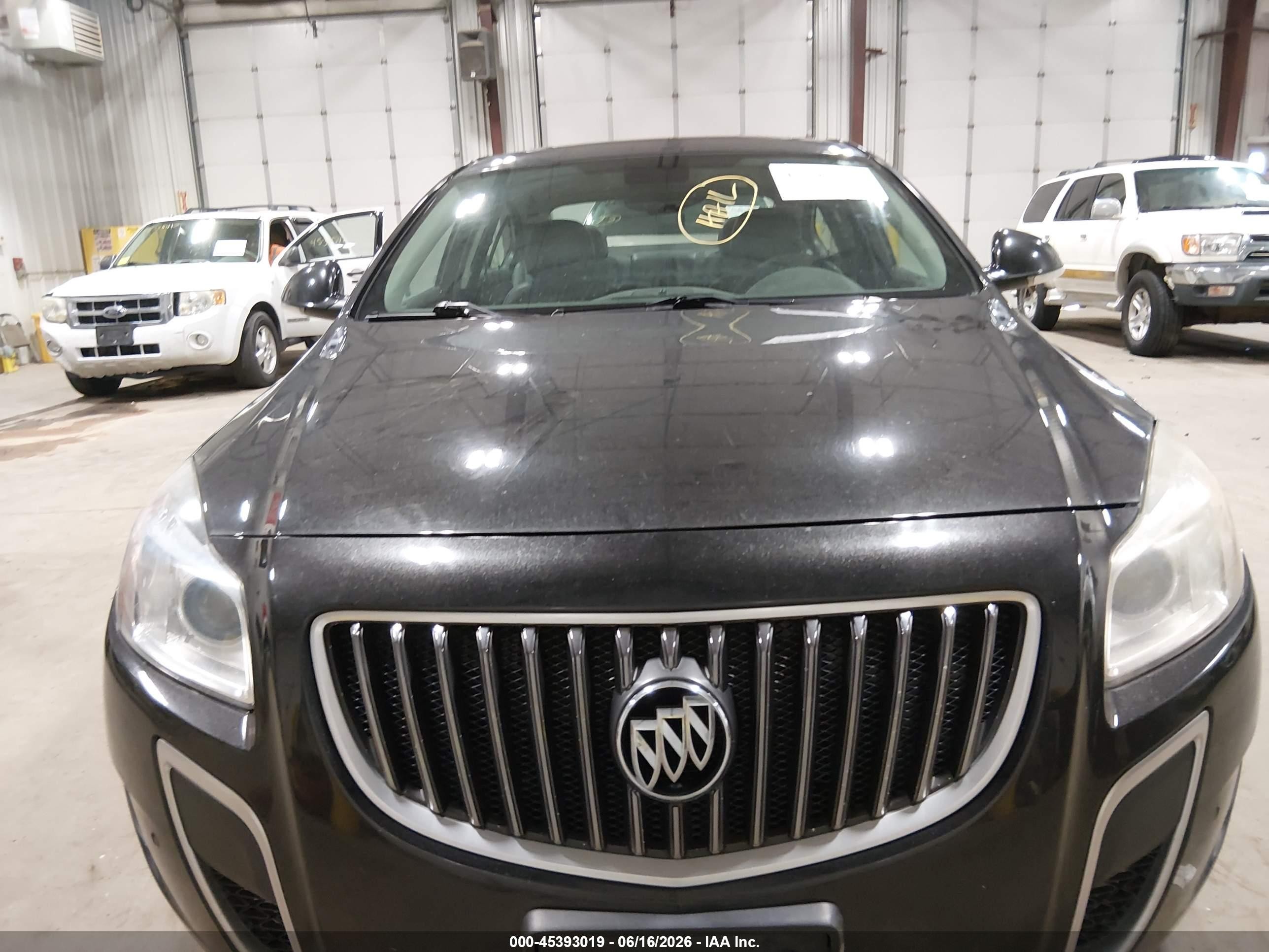 2013 Buick Regal Gs Black vin: 2G4GV5GV1D9248506