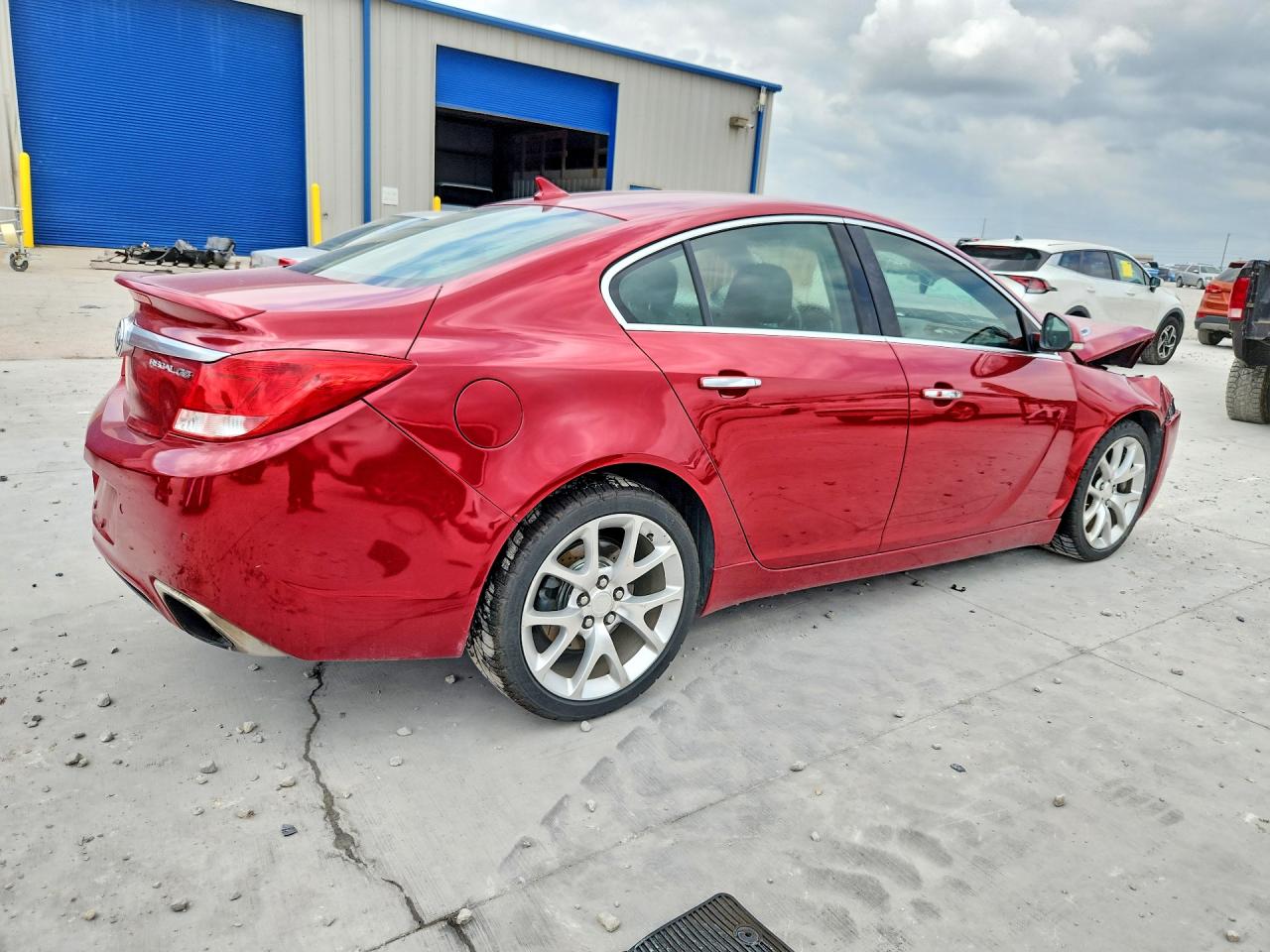 2012 Buick Regal Gs Red vin: 2G4GV5GV2C9195202