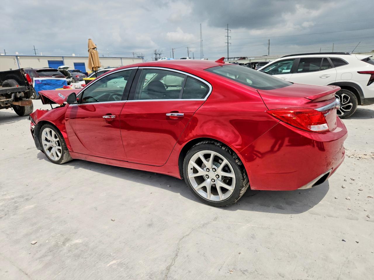 2012 Buick Regal Gs Red vin: 2G4GV5GV2C9195202