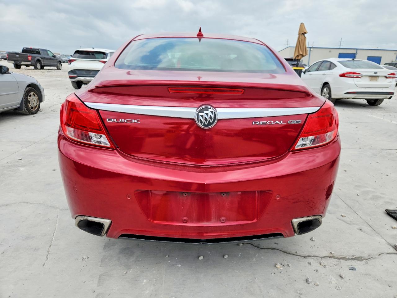 2012 Buick Regal Gs Red vin: 2G4GV5GV2C9195202