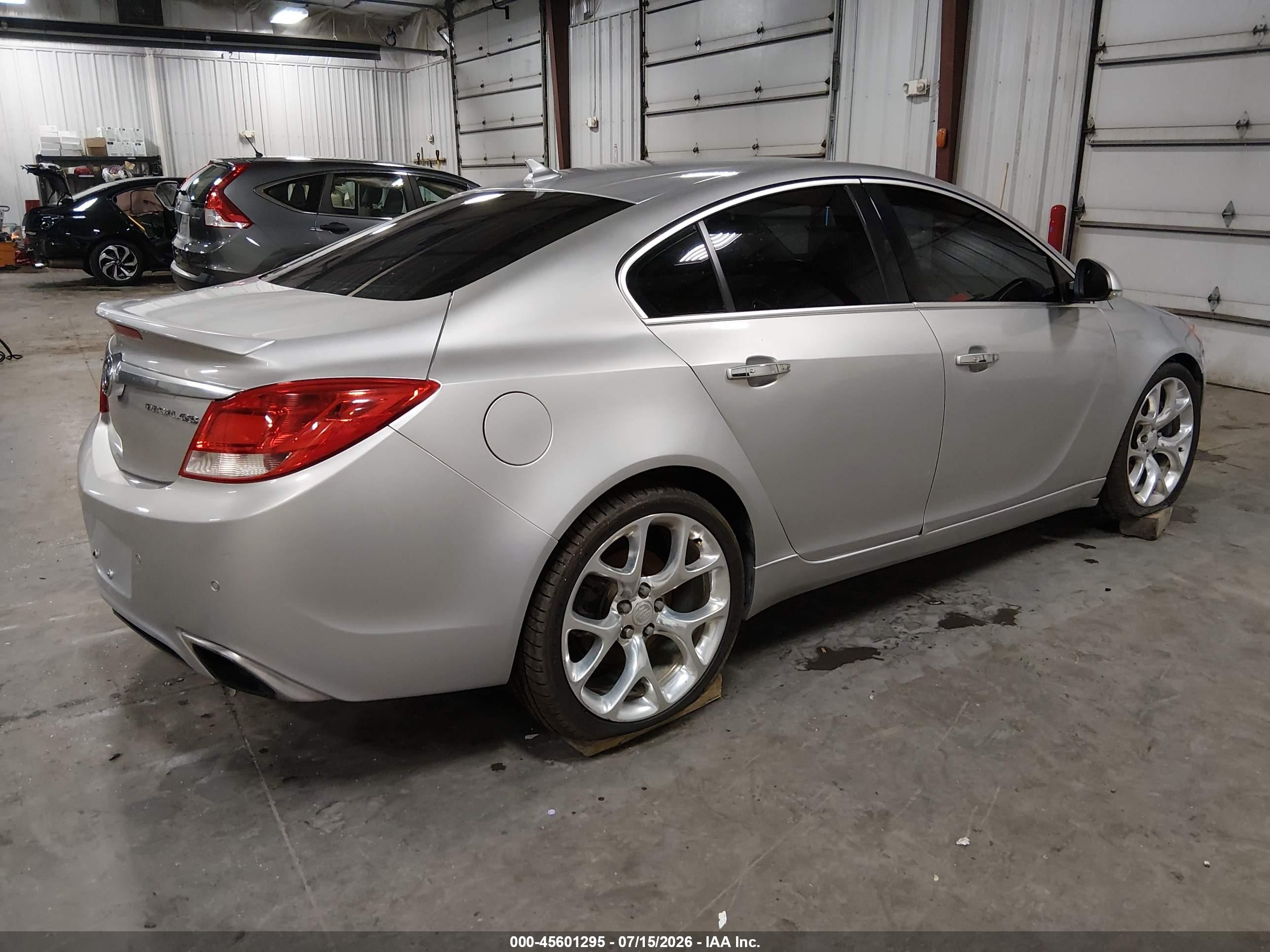 2013 Buick Regal Gs Silver vin: 2G4GV5GV2D9197906