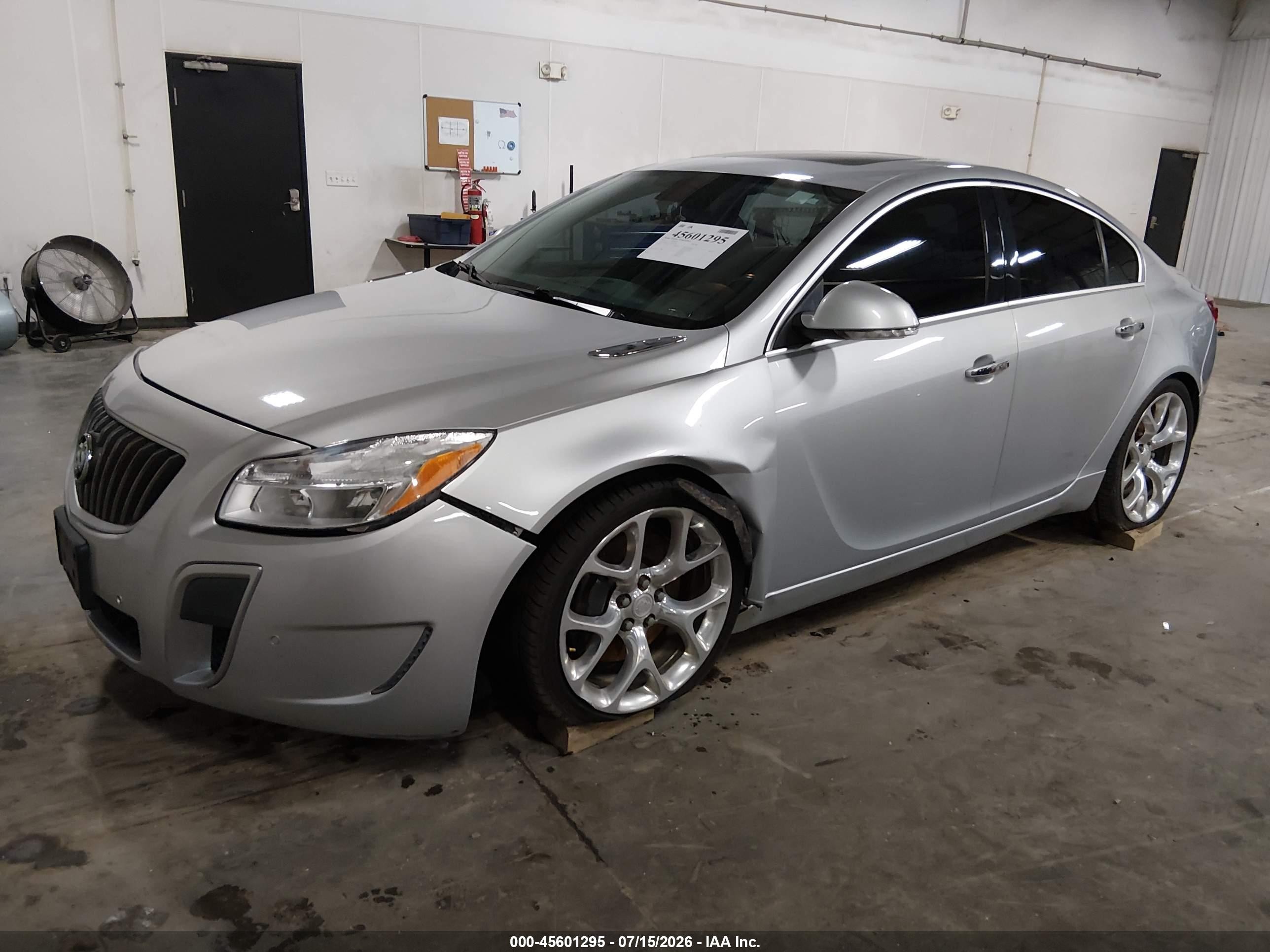 2013 Buick Regal Gs Silver vin: 2G4GV5GV2D9197906