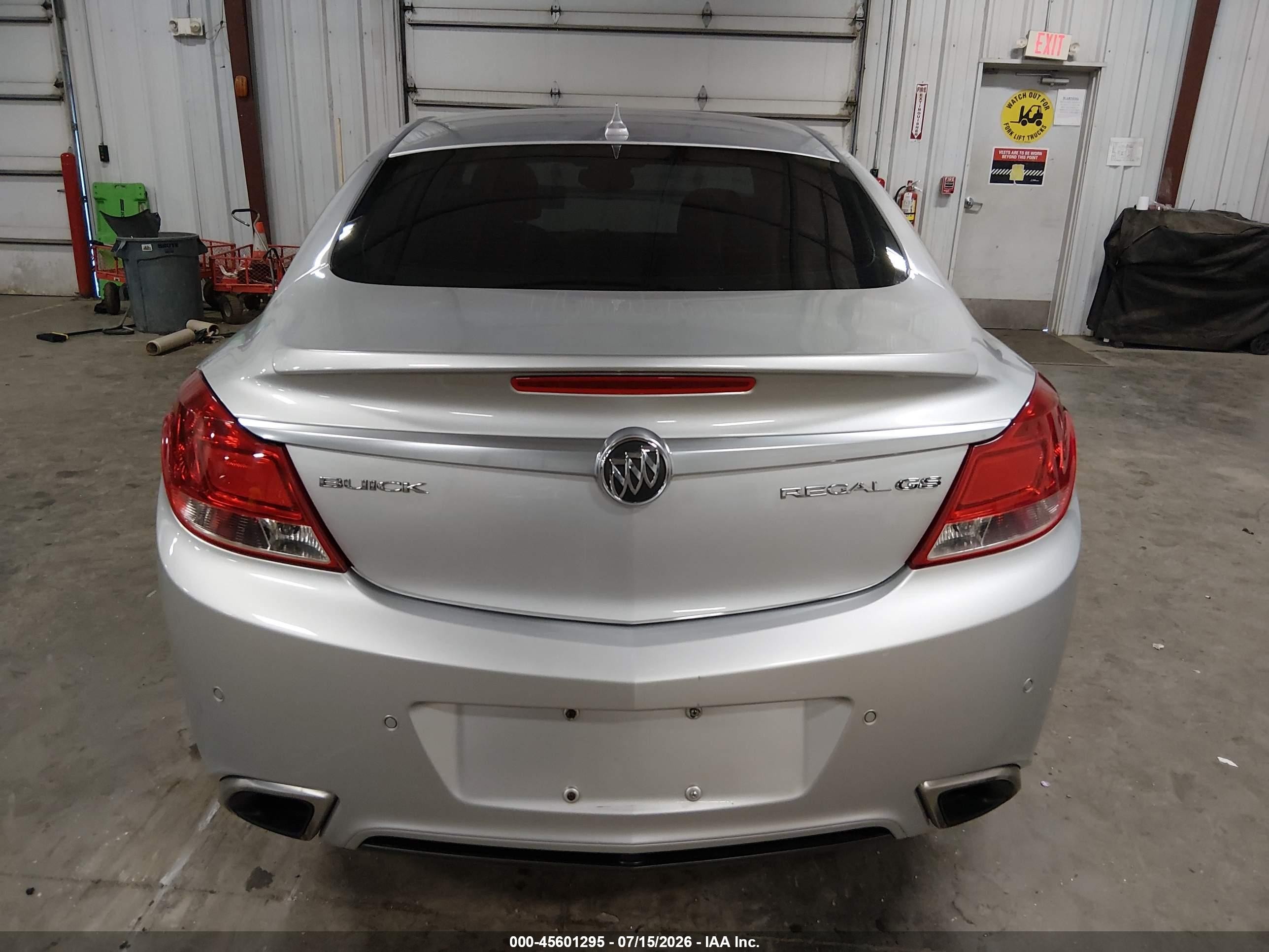 2013 Buick Regal Gs Silver vin: 2G4GV5GV2D9197906