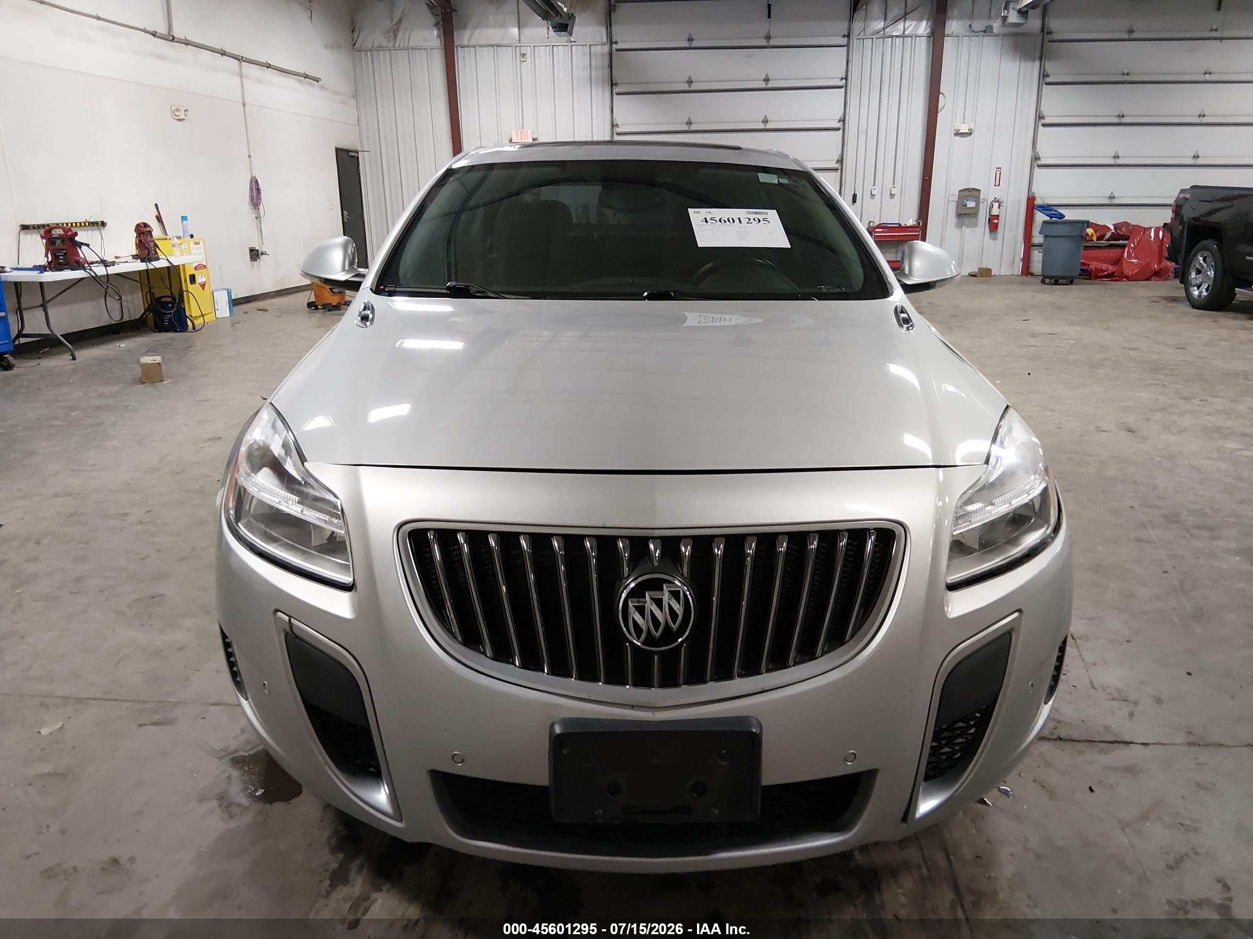 2013 Buick Regal Gs Silver vin: 2G4GV5GV2D9197906