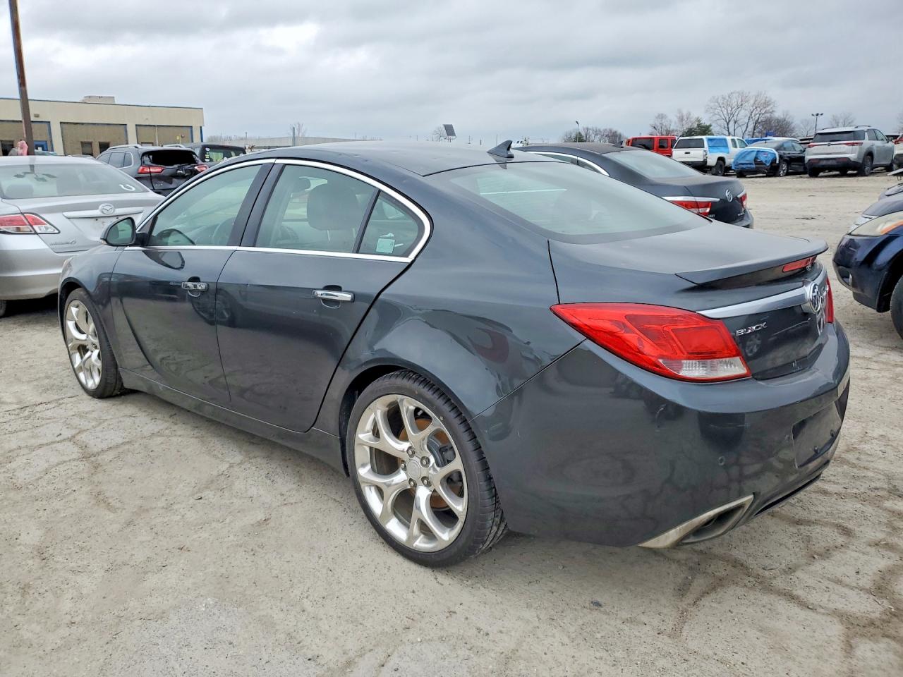 2012 Buick Regal Gs Charcoal vin: 2G4GV5GV3C9153136