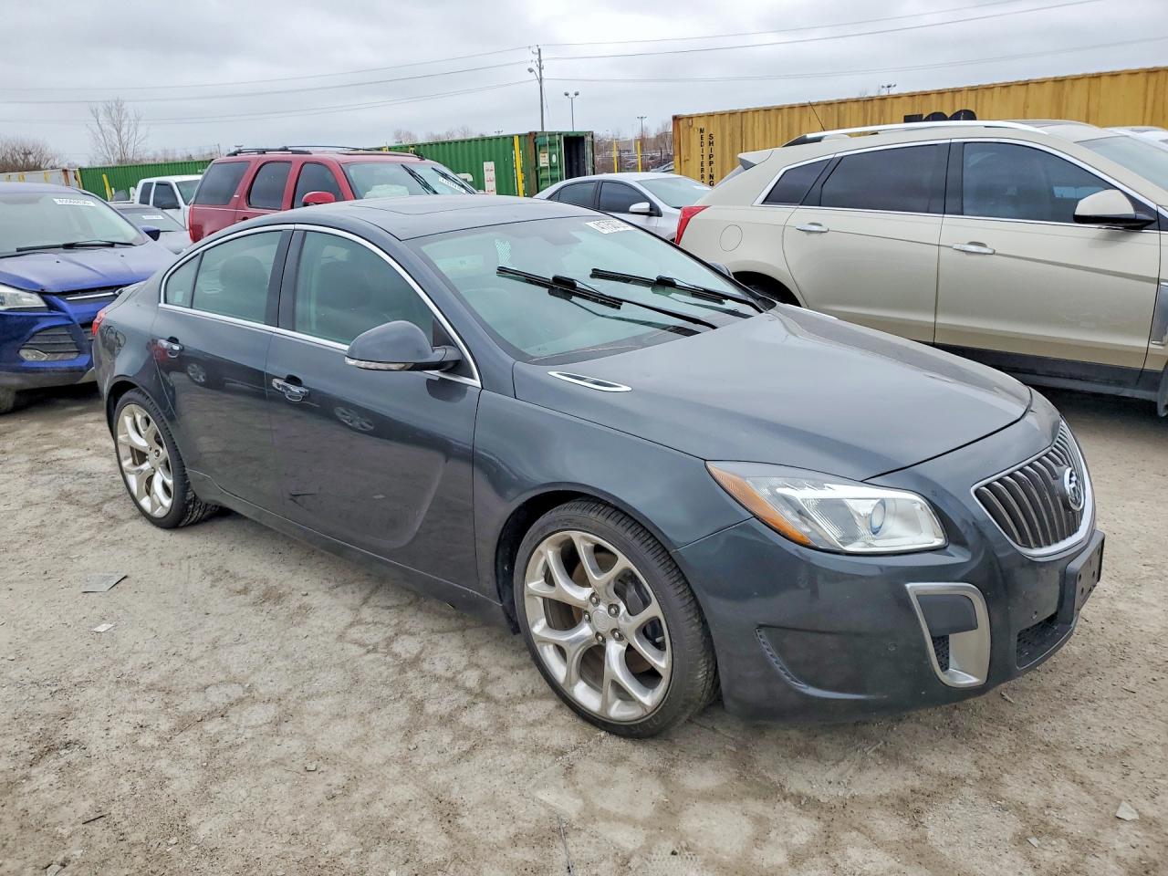 2012 Buick Regal Gs Charcoal vin: 2G4GV5GV3C9153136