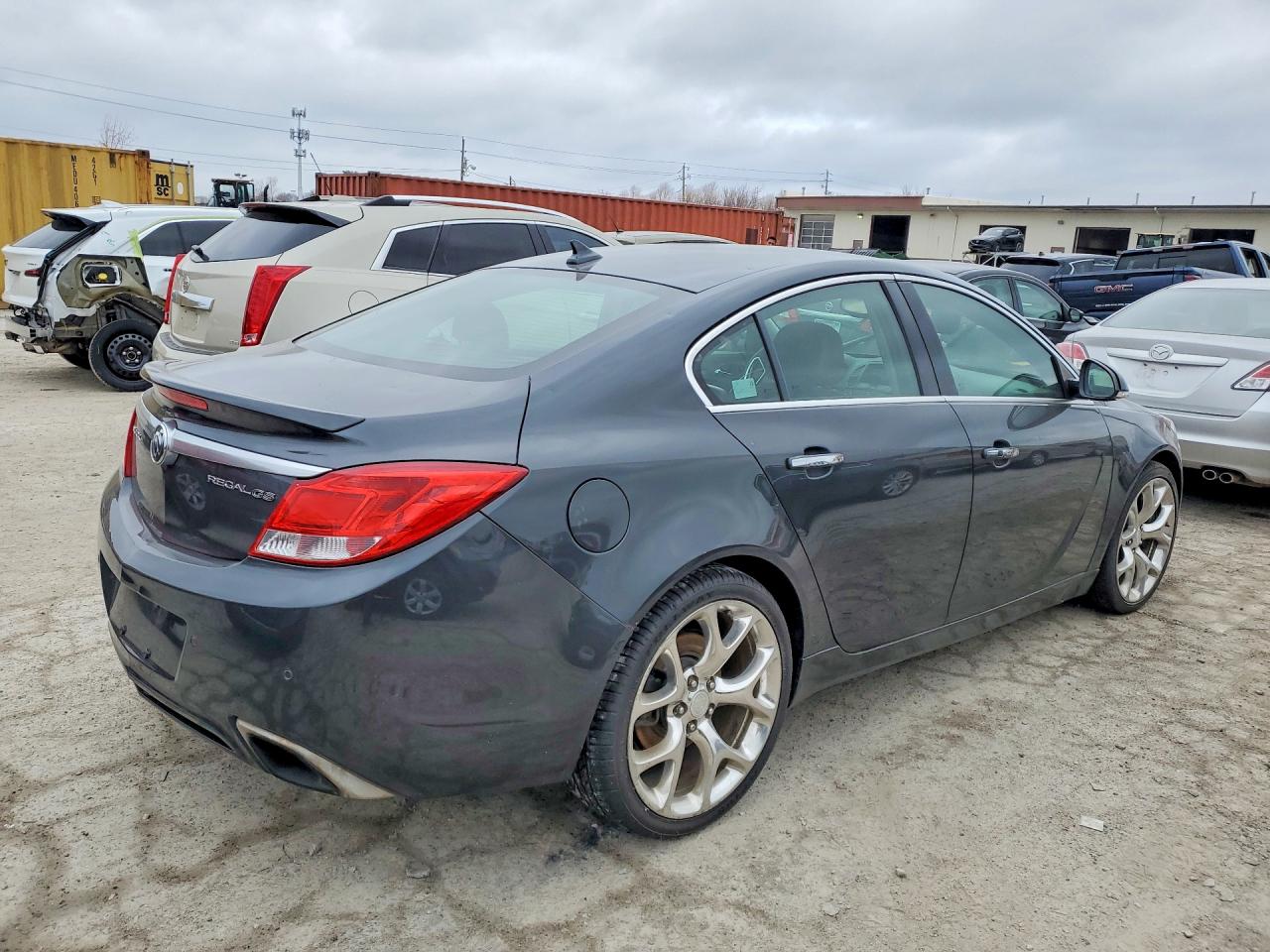 2012 Buick Regal Gs Charcoal vin: 2G4GV5GV3C9153136