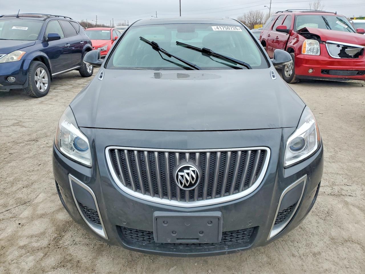 2012 Buick Regal Gs Charcoal vin: 2G4GV5GV3C9153136