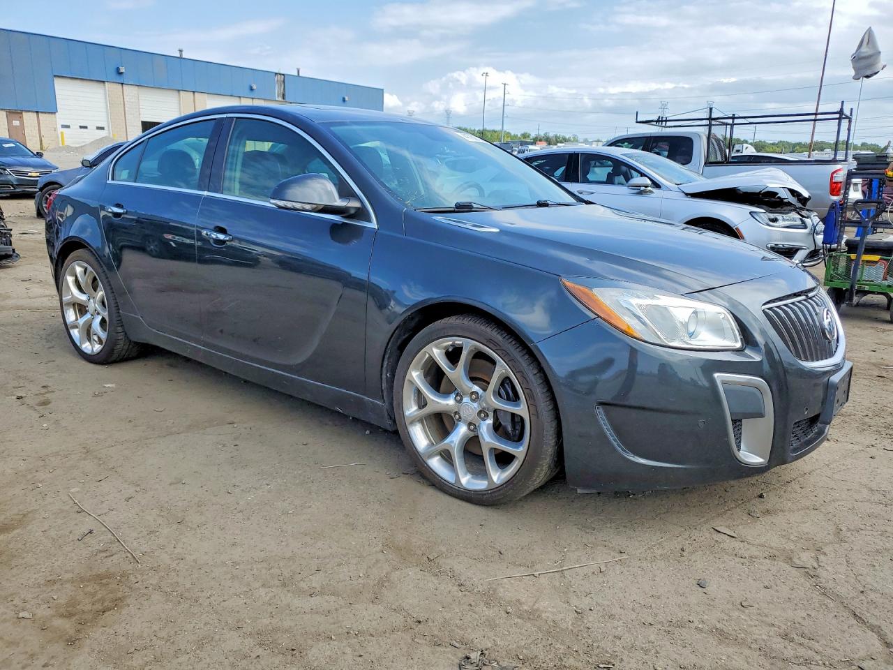 2012 Buick Regal Gs Gray vin: 2G4GV5GV3C9153136