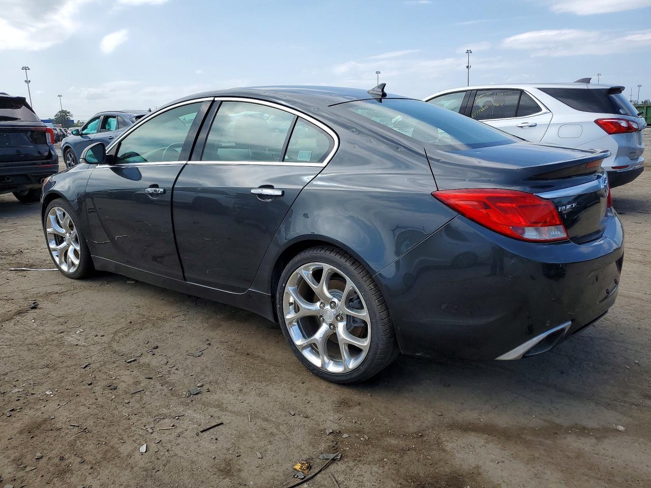 2012 Buick Regal Gs Gray vin: 2G4GV5GV3C9153136