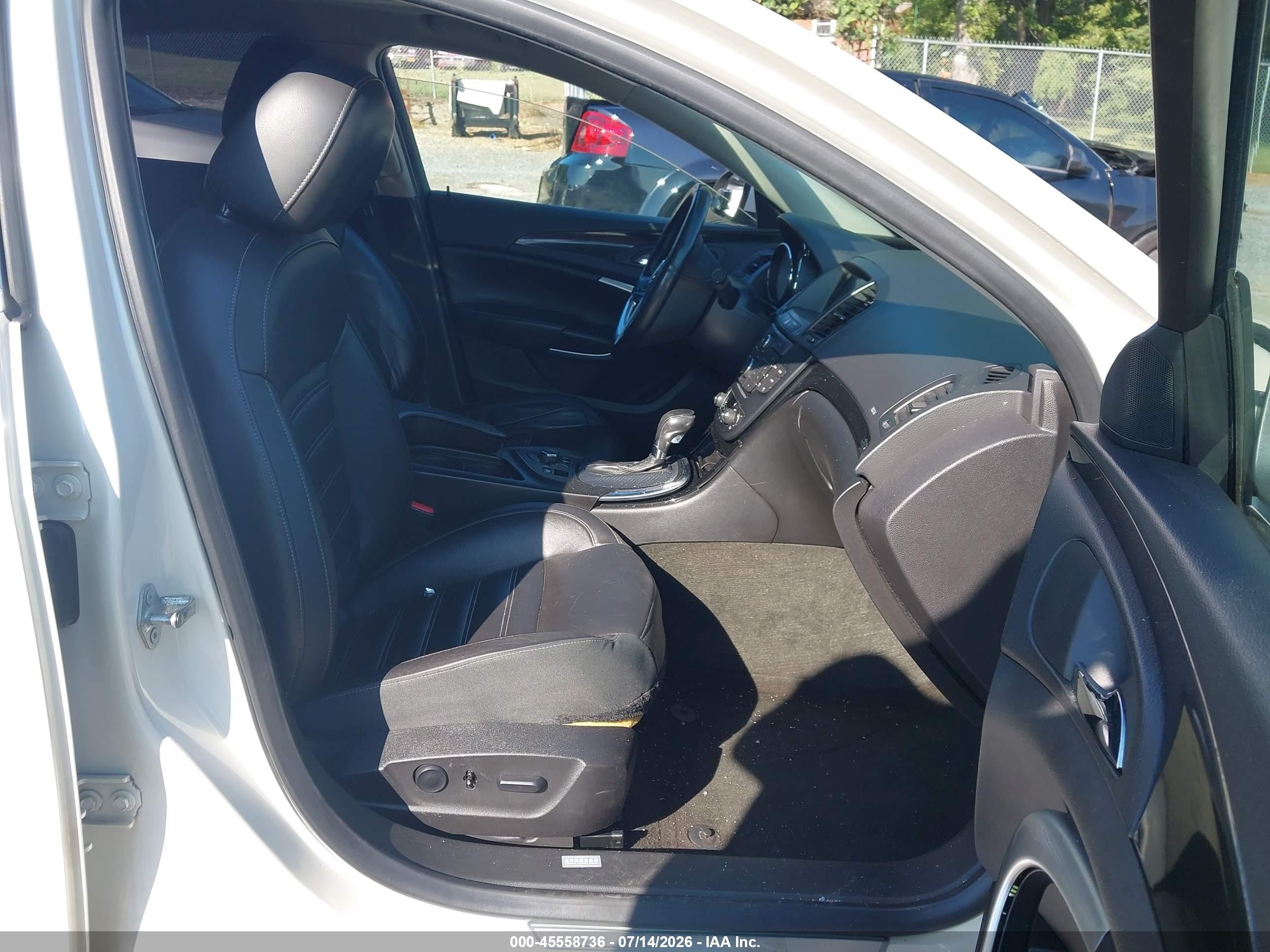 2012 Buick Regal Gs White vin: 2G4GV5GV3C9211486