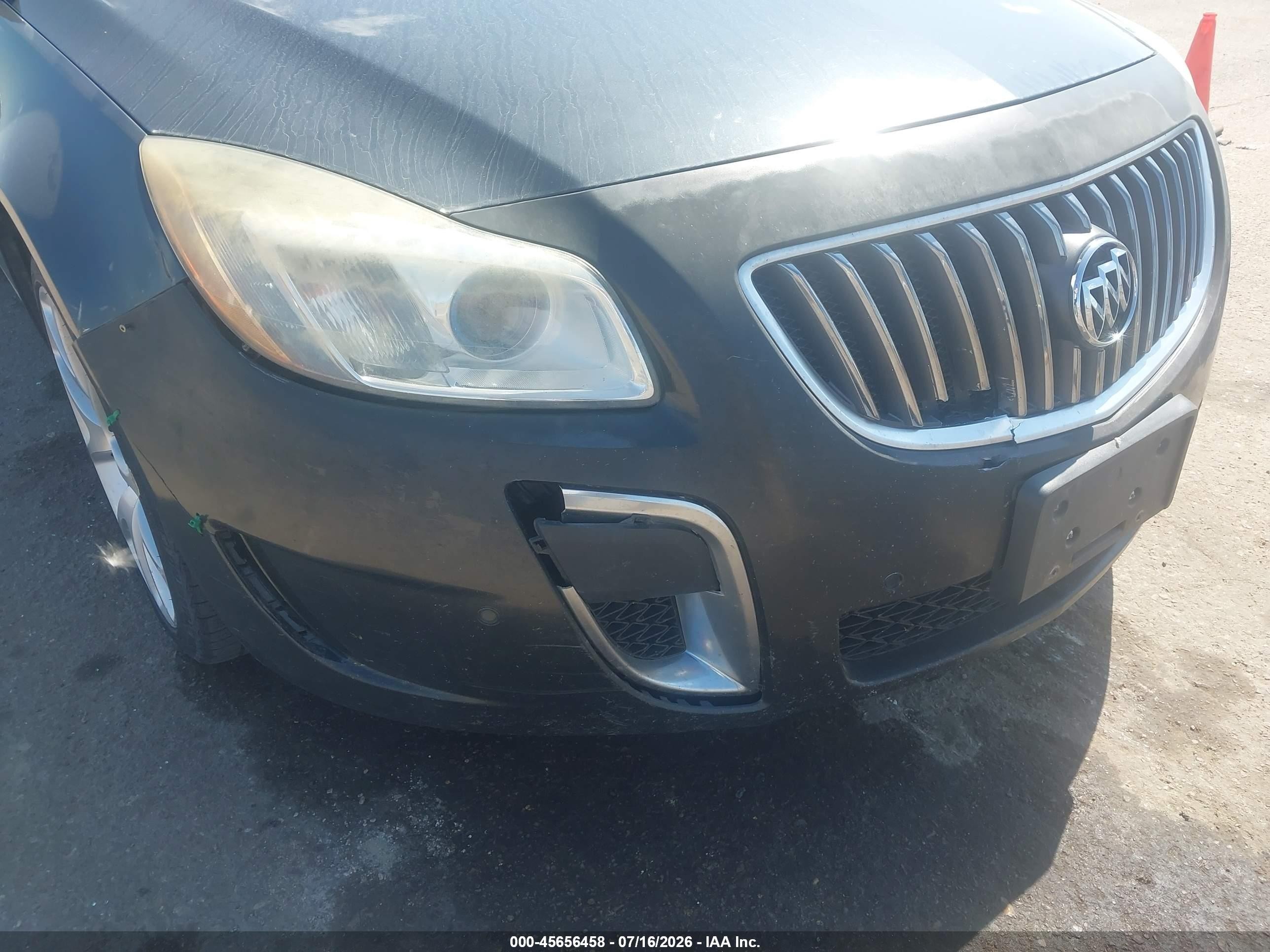 2012 Buick Regal Gs Black vin: 2G4GV5GV3C9215702
