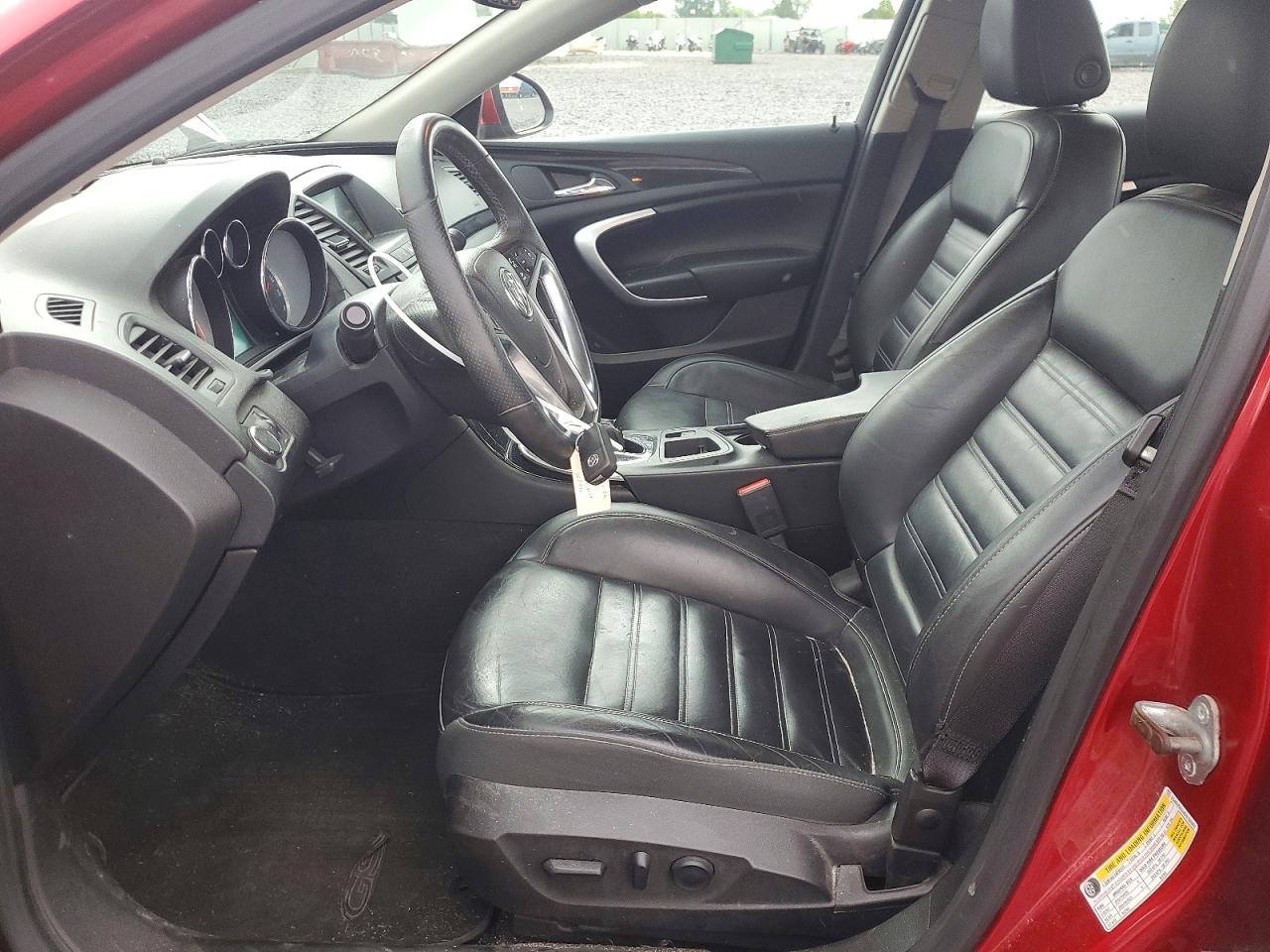 2013 Buick Regal Gs Red vin: 2G4GV5GV4D9166902