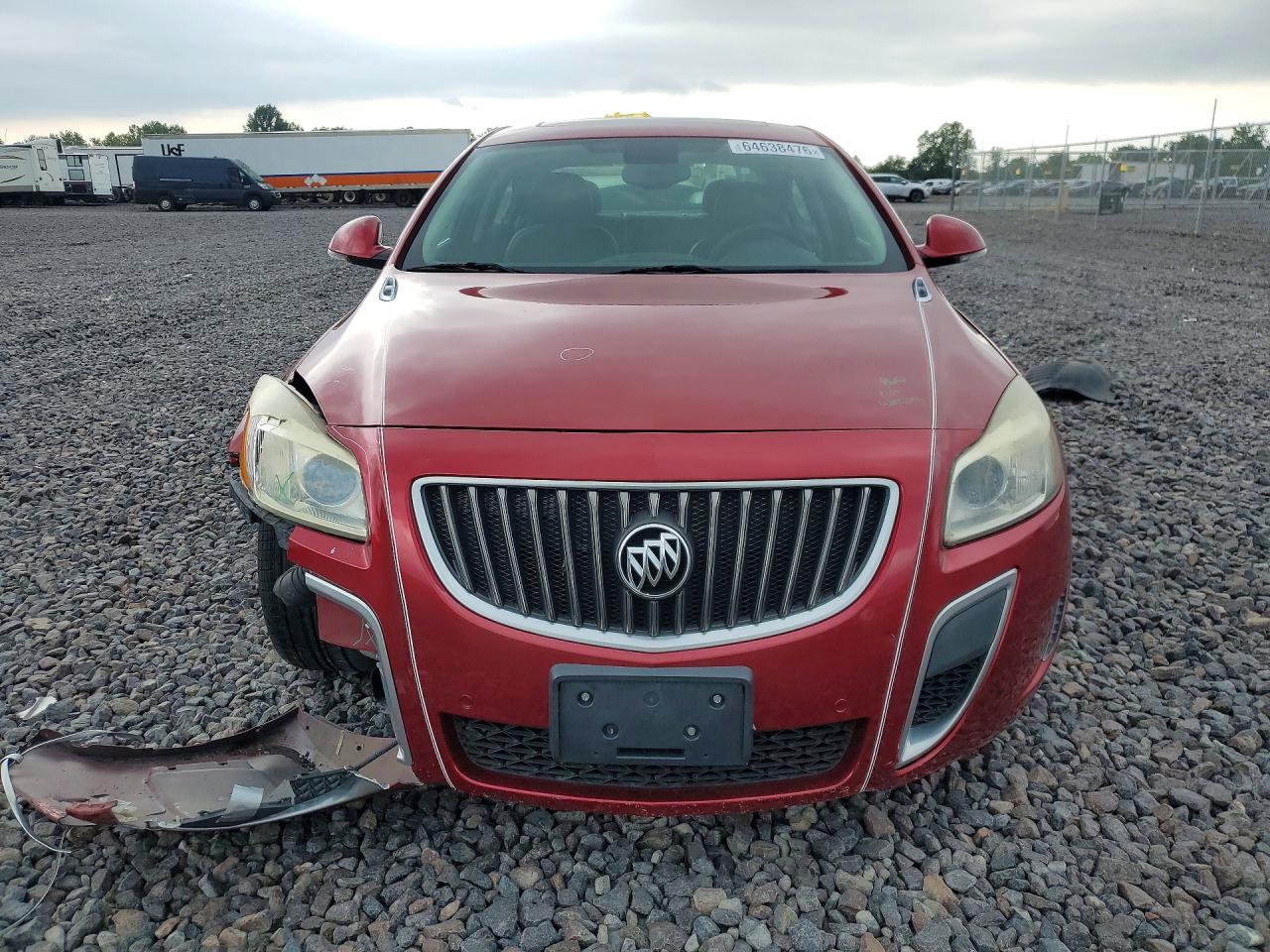 2013 Buick Regal Gs Red vin: 2G4GV5GV4D9166902